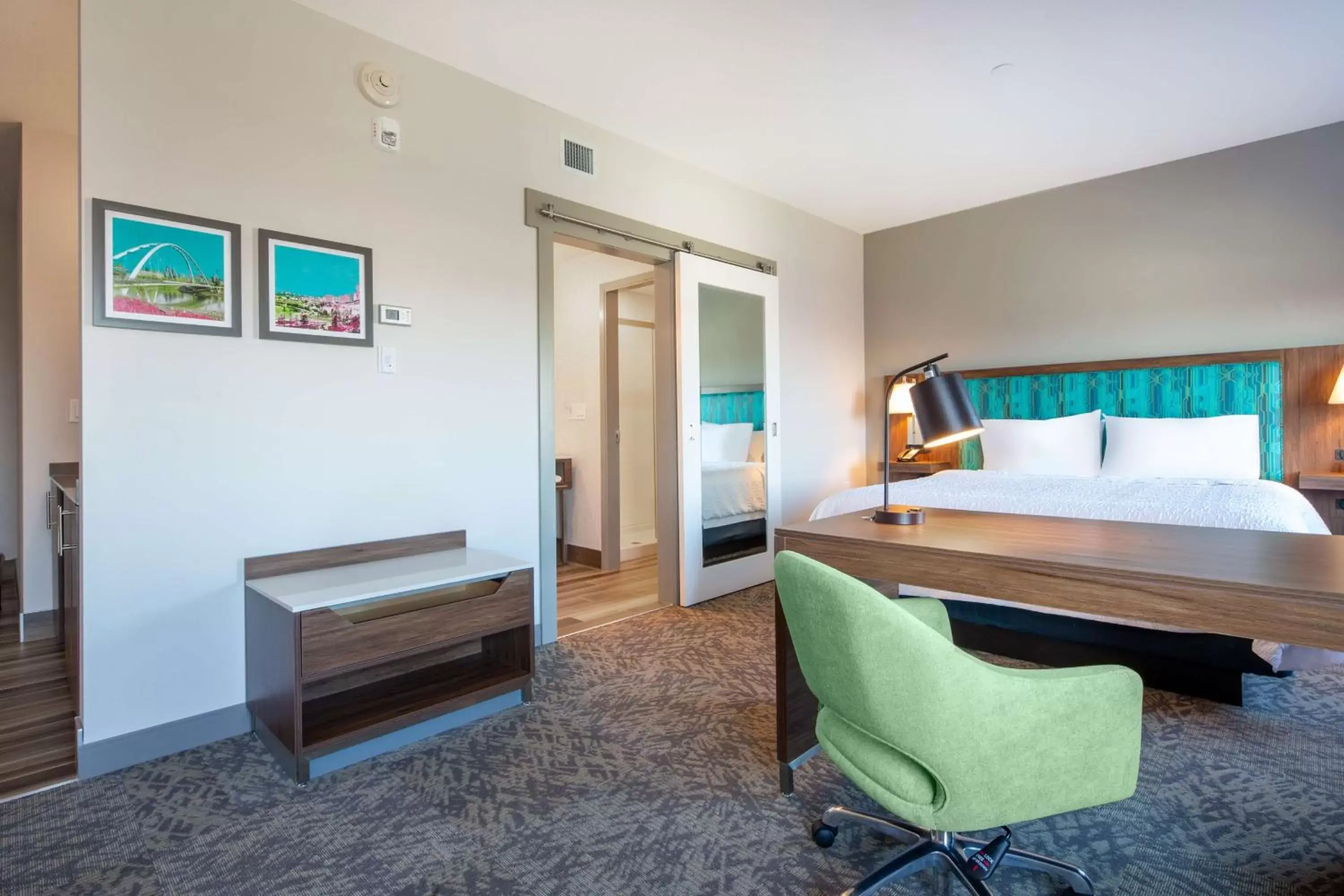 One-Bedroom King Suite - Non-Smoking in Hampton Inn & Suites Edmonton St. Albert, Ab One-Bedroom King Suite - Non-Smoking in Hampton Inn & Suites Edmonton St. Albert, Ab