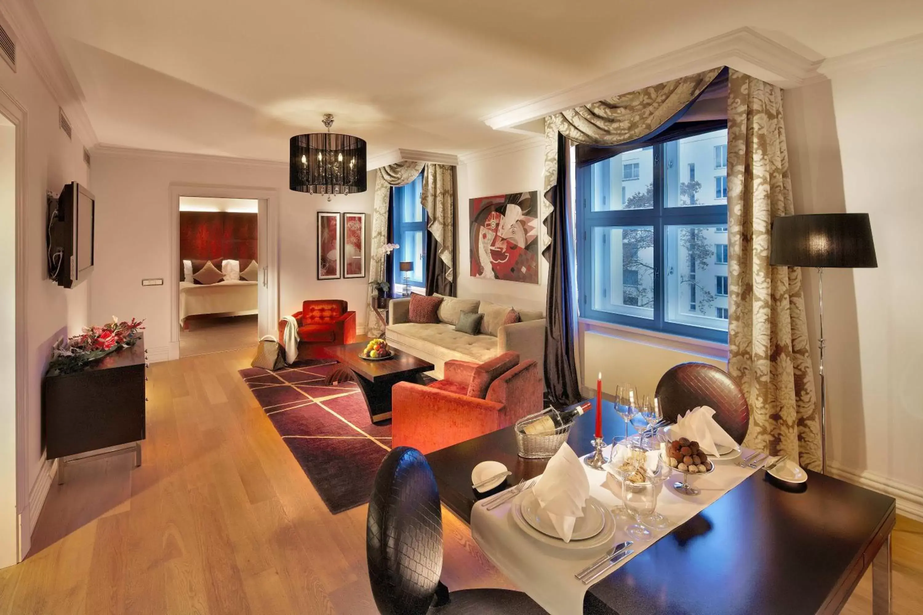 Executive Suite with Balcony and Street view in The Grand Mark Prague - The Leading Hotels of the World Executive Suite with Balcony and Street view in The Grand Mark Prague - The Leading Hotels of the World