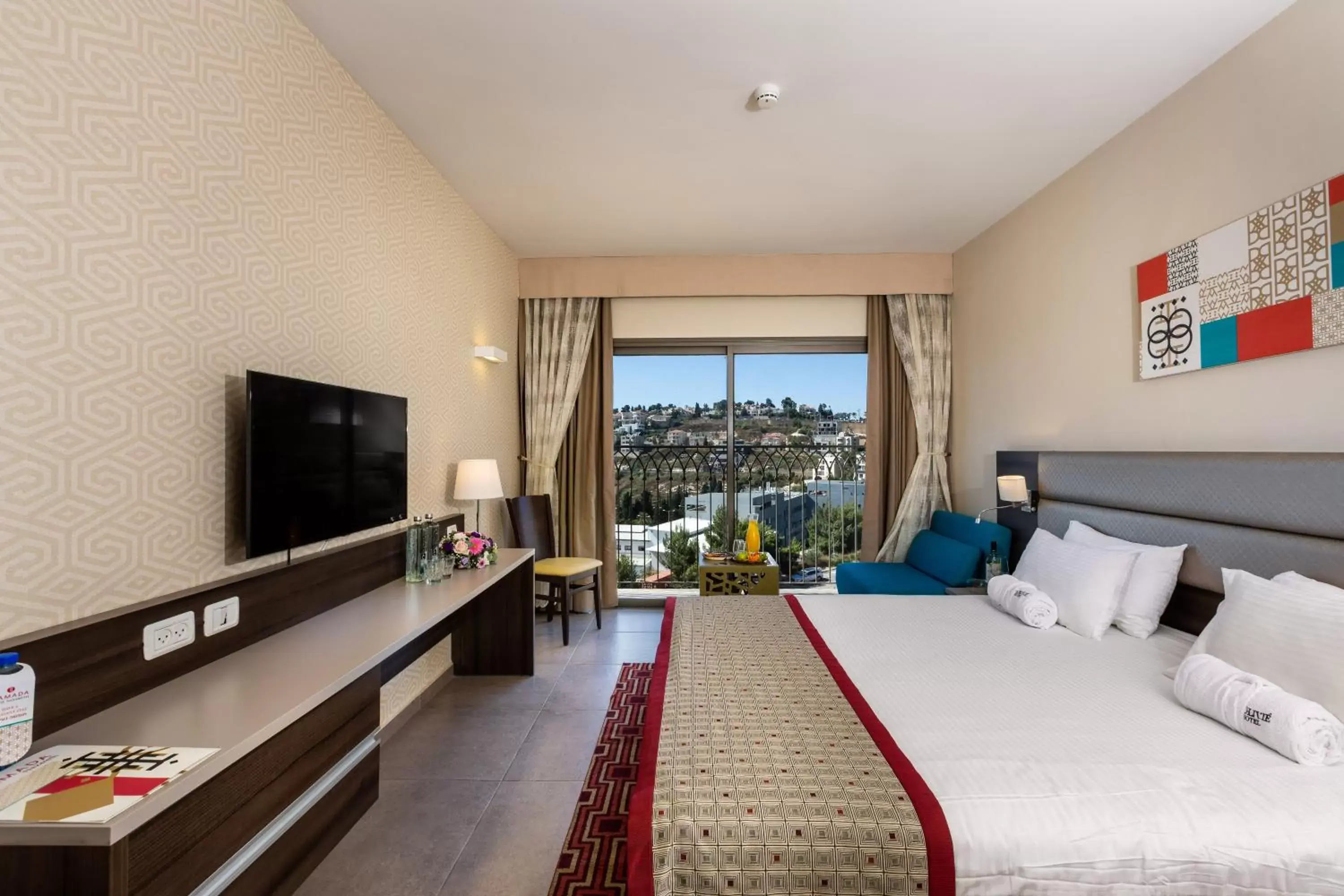 Superior Room with French Balcony - single occupancy in Ramada Olivie Nazareth Superior Room with French Balcony - single occupancy in Ramada Olivie Nazareth