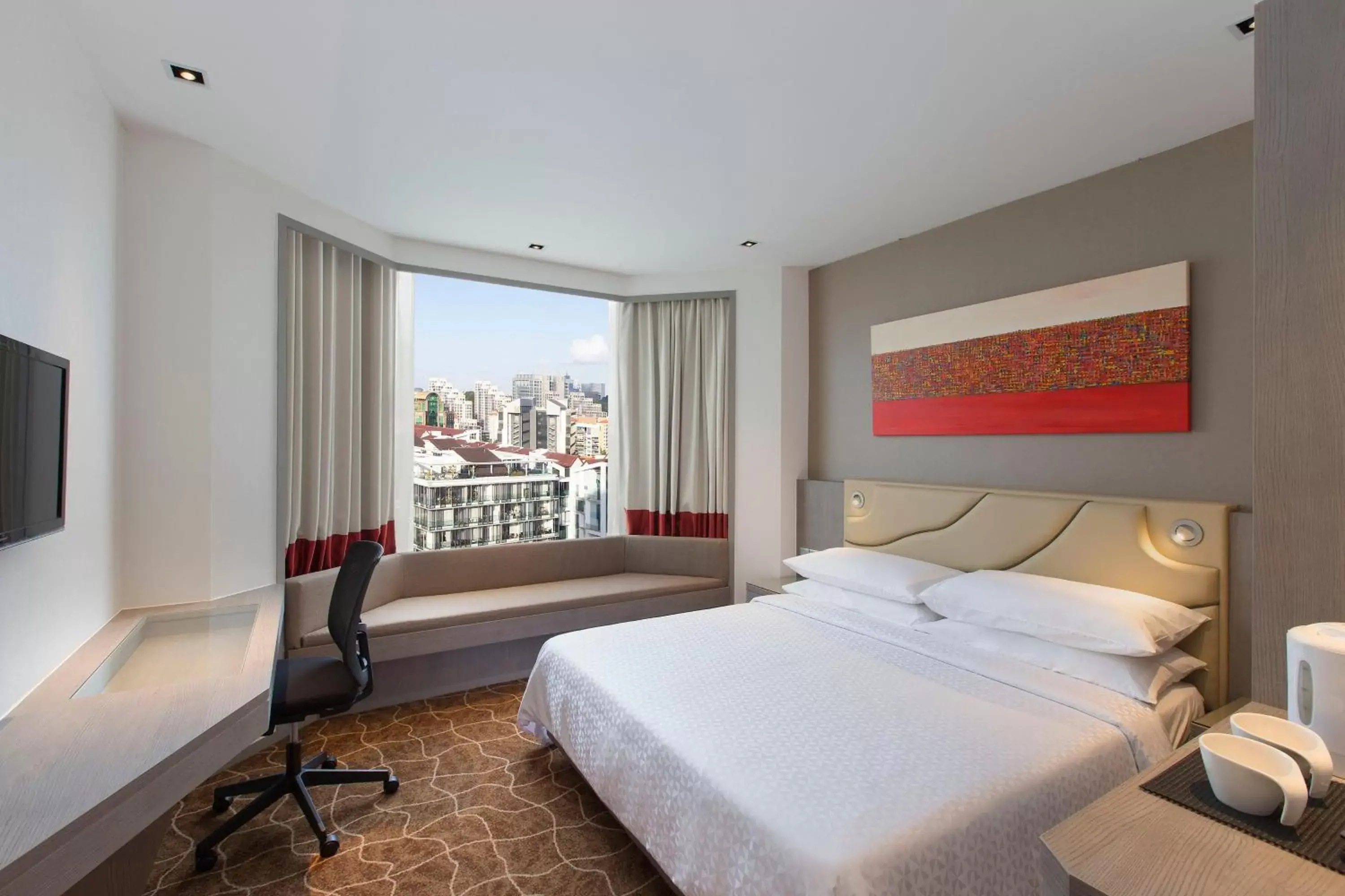 Premium Room, 1 King, River View in Four Points by Sheraton Singapore, Riverview Premium Room, 1 King, River View in Four Points by Sheraton Singapore, Riverview