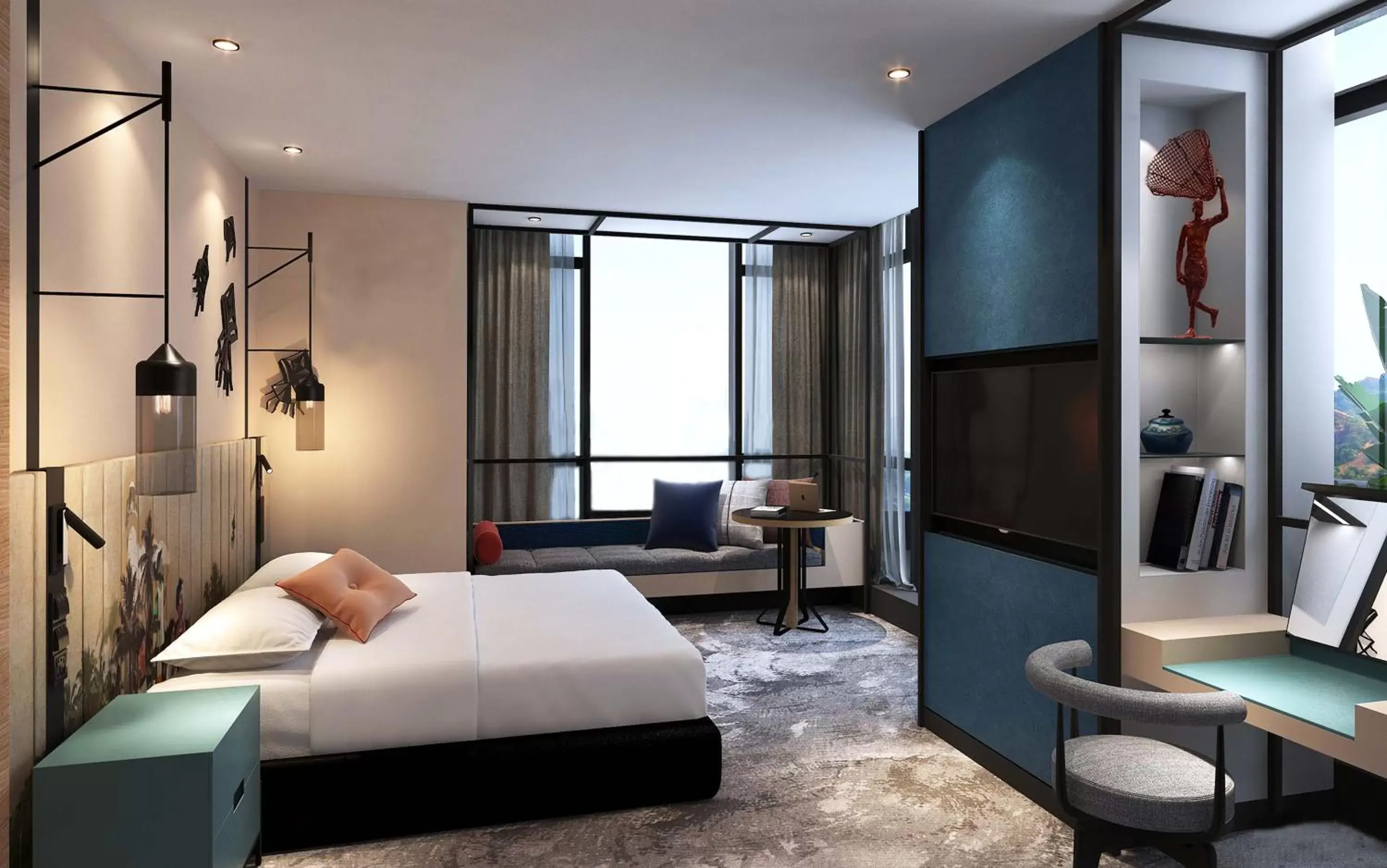 One-Bedroom King Suite with Ocean View – Includes a 20% discount at Beira Kitchen and Ala Carte in Courtyard by Marriott Colombo One-Bedroom King Suite with Ocean View – Includes a 20% discount at Beira Kitchen and Ala Carte in Courtyard by Marriott Colombo