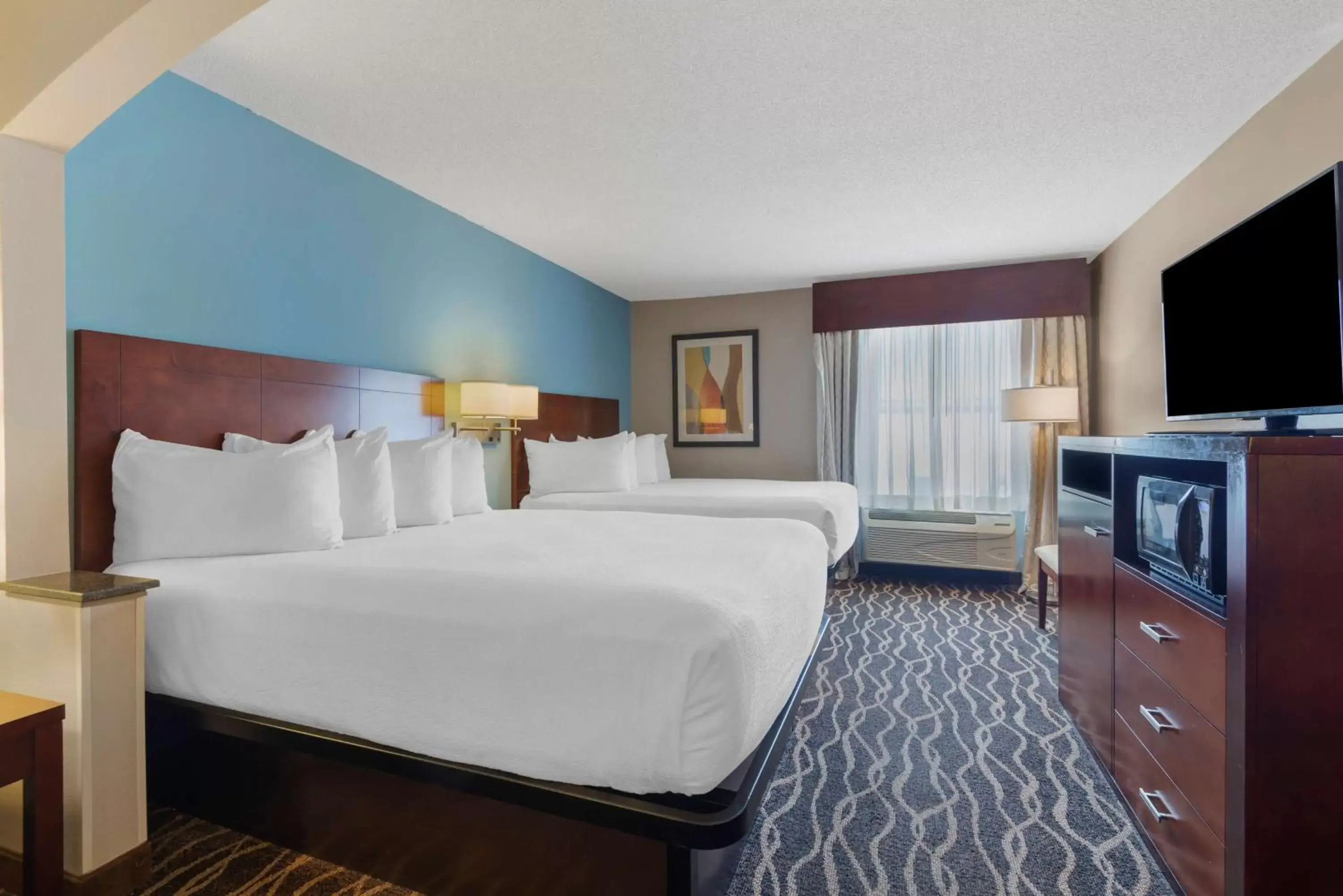 Deluxe Queen Suite with Two Queen Beds - Non-Smoking in Best Western Plus Suites Greenville Deluxe Queen Suite with Two Queen Beds - Non-Smoking in Best Western Plus Suites Greenville