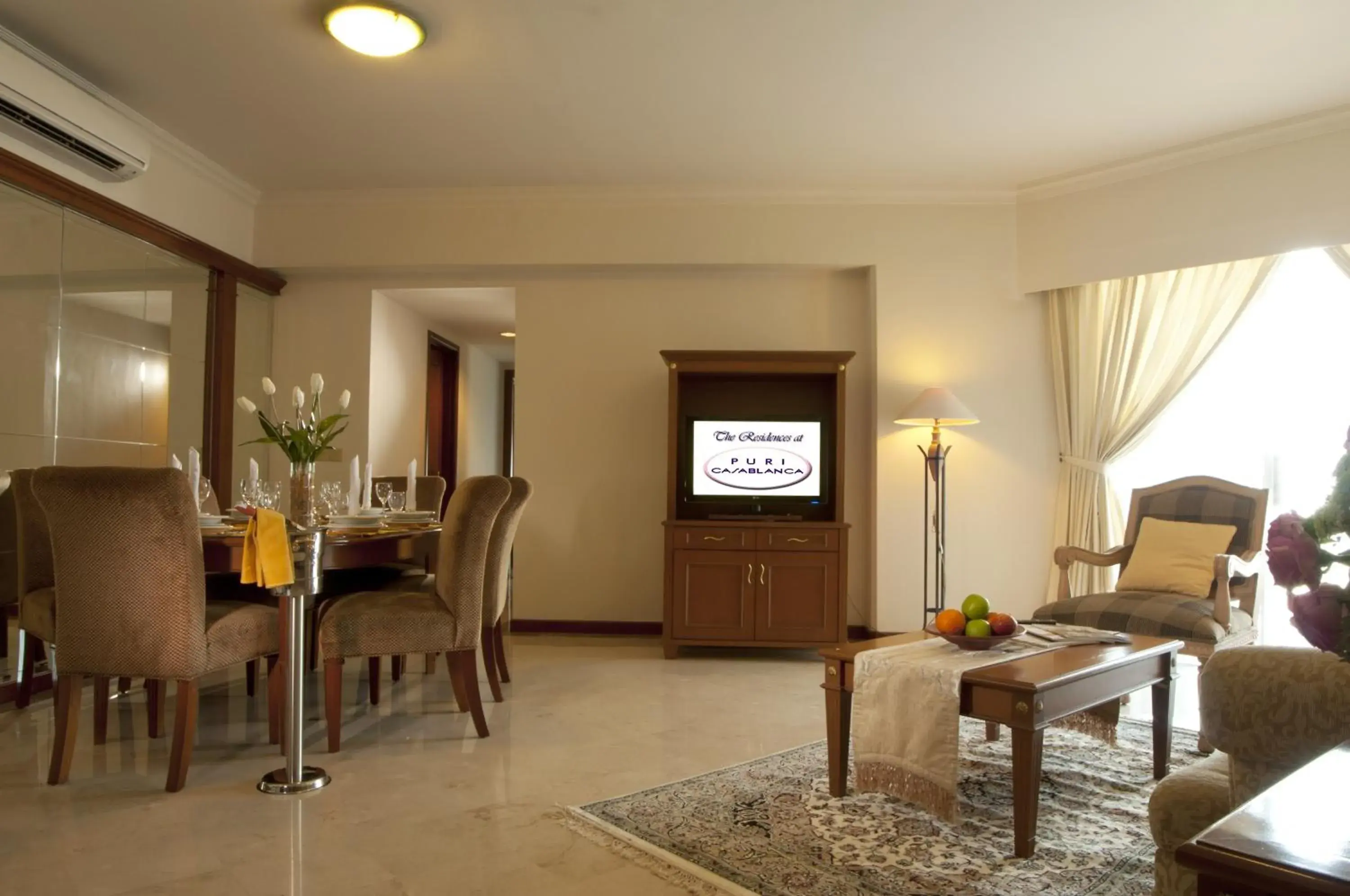 Deluxe Two-Bedroom Apartment in The Residences at Puri Casablanca Deluxe Two-Bedroom Apartment in The Residences at Puri Casablanca