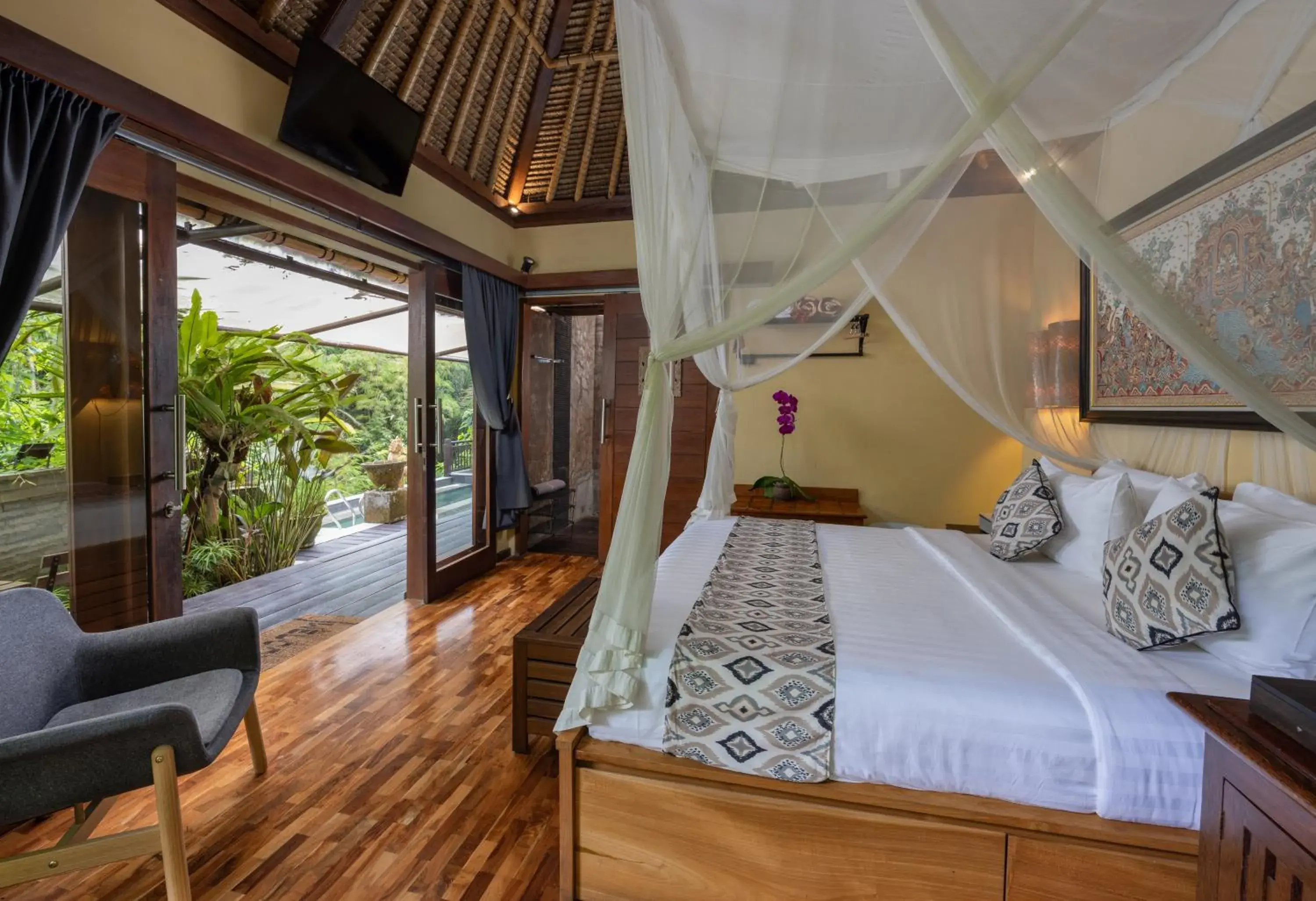 Holy Retreat Room with Jungle View in The Pari Sudha Holy Retreat Room with Jungle View in The Pari Sudha