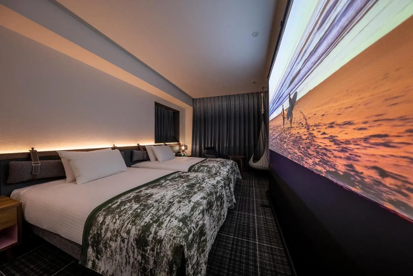 Theater Twin Room in The LIVELY TOKYO AZABUJUBAN Theater Twin Room in The LIVELY TOKYO AZABUJUBAN