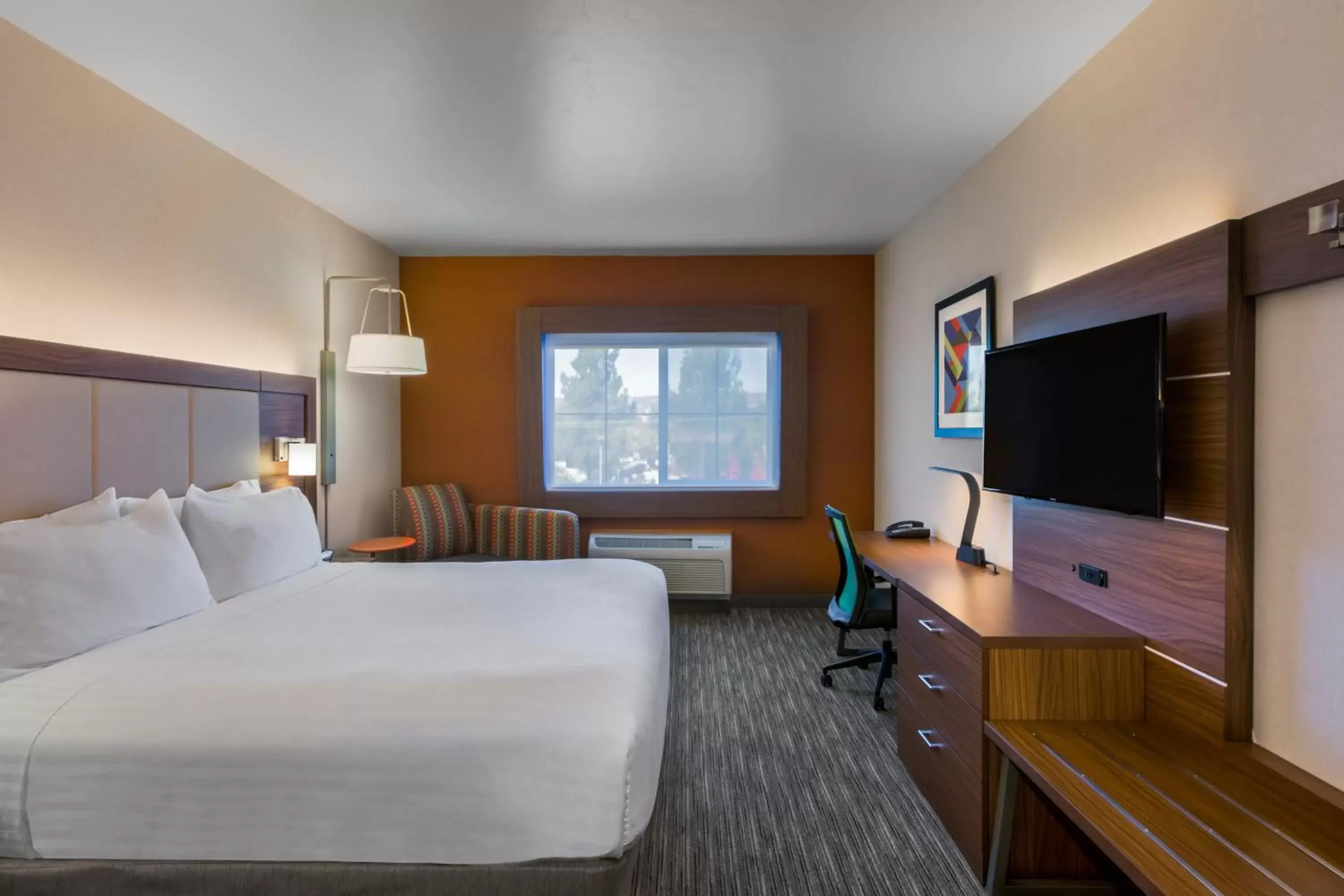 Standard King Room with Accessible Tran Shower in Holiday Inn Express Hotel & Suites Oroville Southwest, an IHG Hotel Standard King Room with Accessible Tran Shower in Holiday Inn Express Hotel & Suites Oroville Southwest, an IHG Hotel