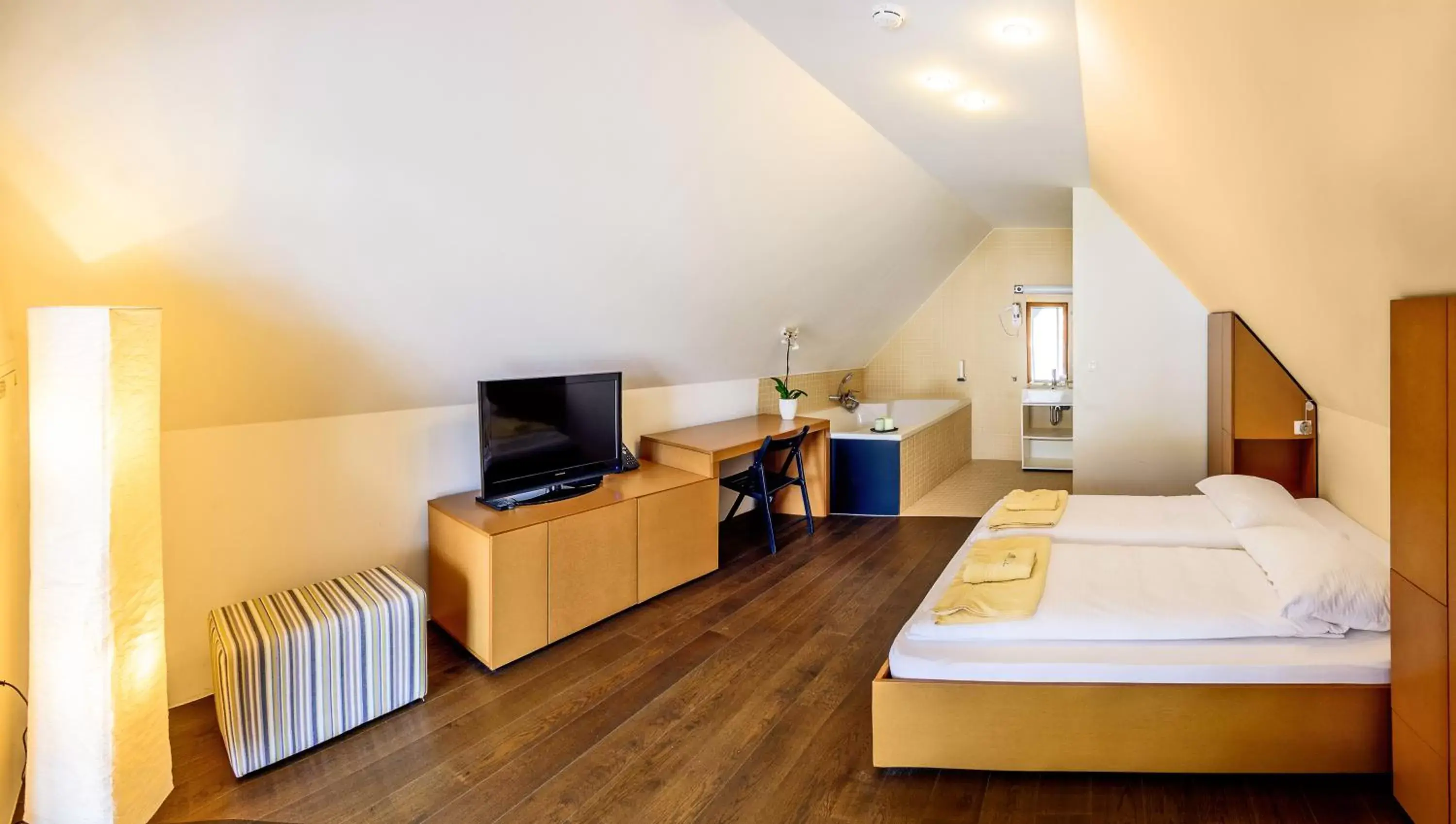 Double Room with Water Bed and Spa Bath in Hotel Sanje ob Soči ***/**** Double Room with Water Bed and Spa Bath in Hotel Sanje ob Soči ***/****