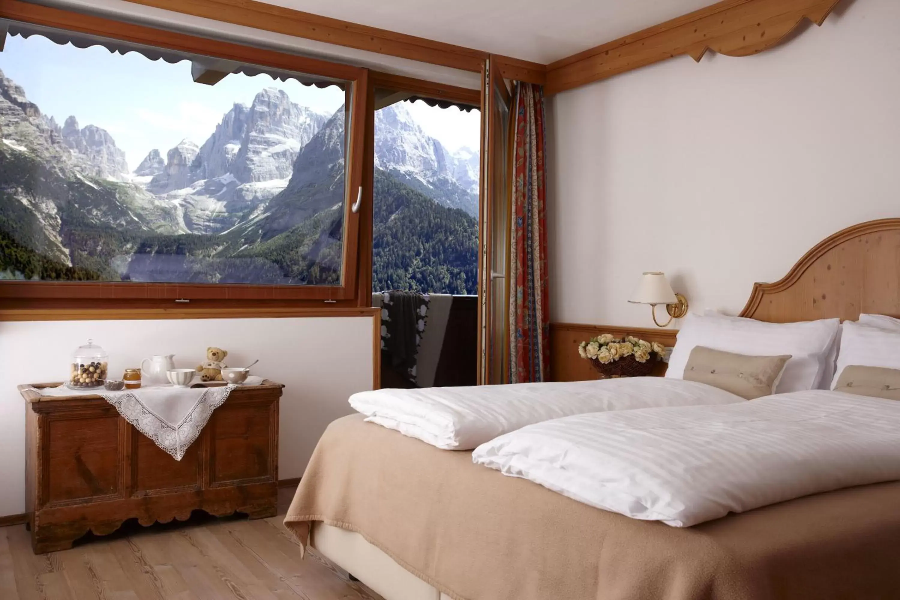 Superior Double Room with Balcony in Bio Hotel Hermitage Superior Double Room with Balcony in Bio Hotel Hermitage