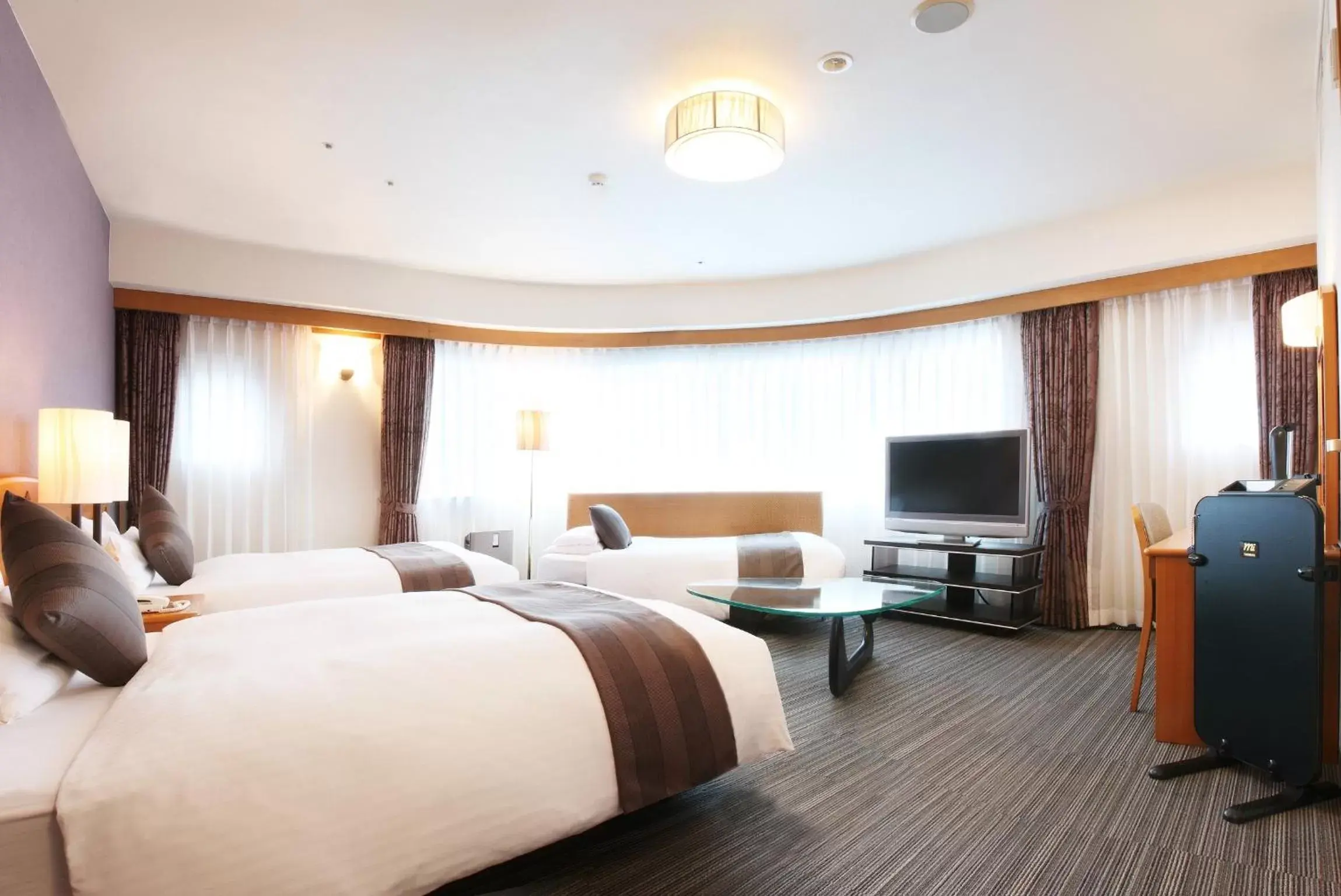 Corner Twin Room with Extra Bed - Non-Smoking in Okayama Koraku Hotel Corner Twin Room with Extra Bed - Non-Smoking in Okayama Koraku Hotel