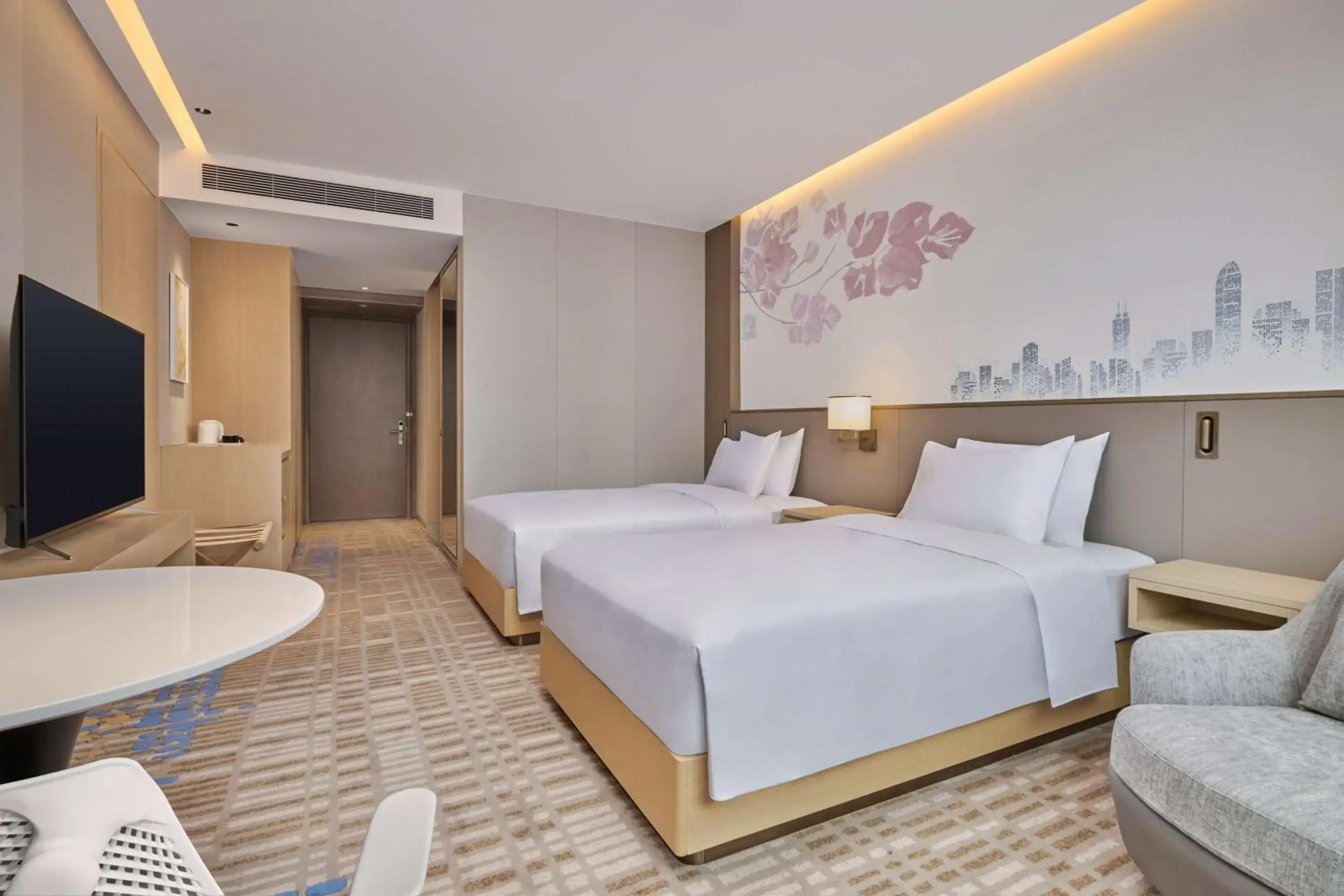 Twin Room in Hilton Garden Inn Shenzhen Guangming Twin Room in Hilton Garden Inn Shenzhen Guangming