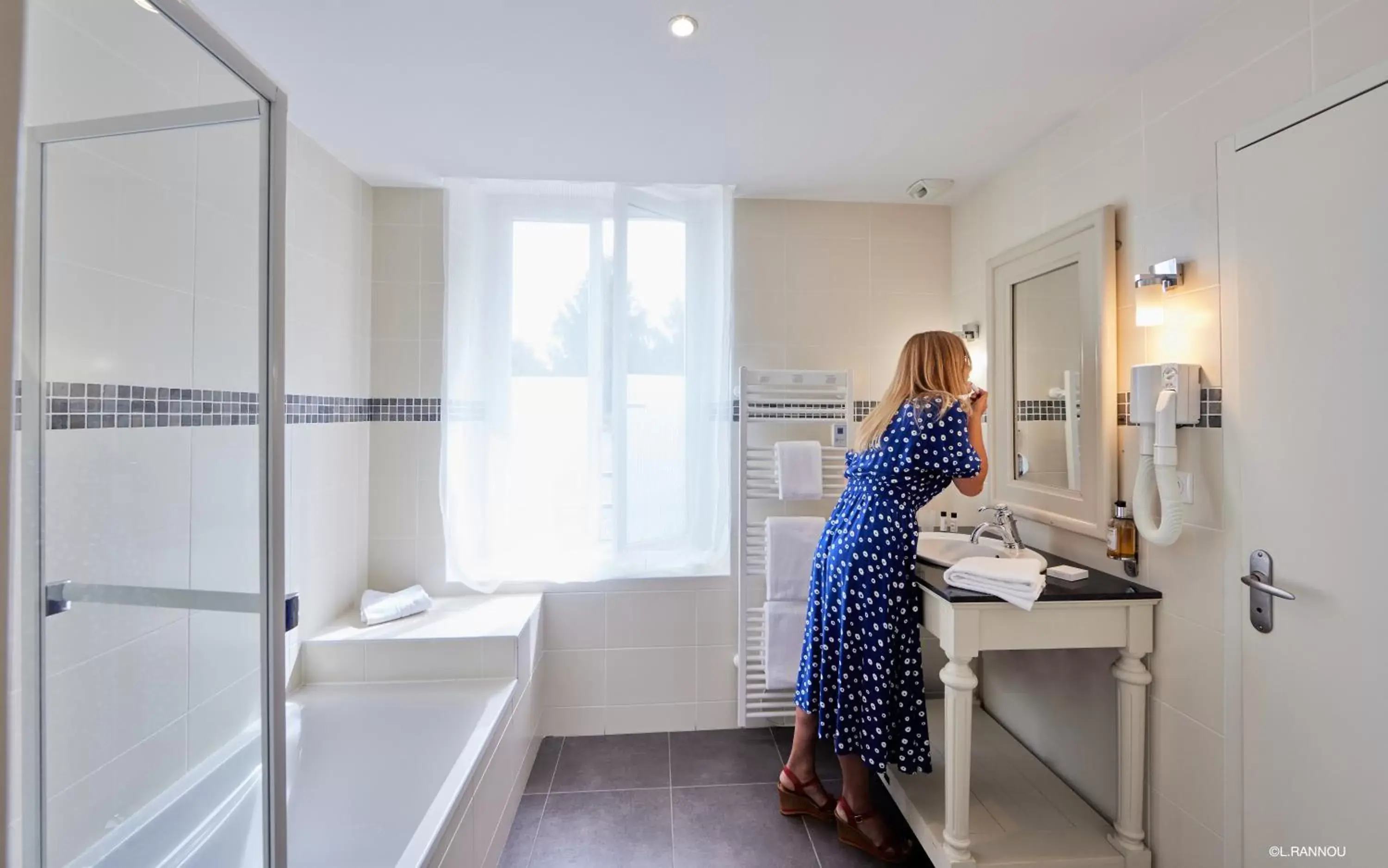 Superior Double Room in Logis Hotel, restaurant et spa Le Relais De Broceliande Superior Double Room in Logis Hotel, restaurant et spa Le Relais De Broceliande