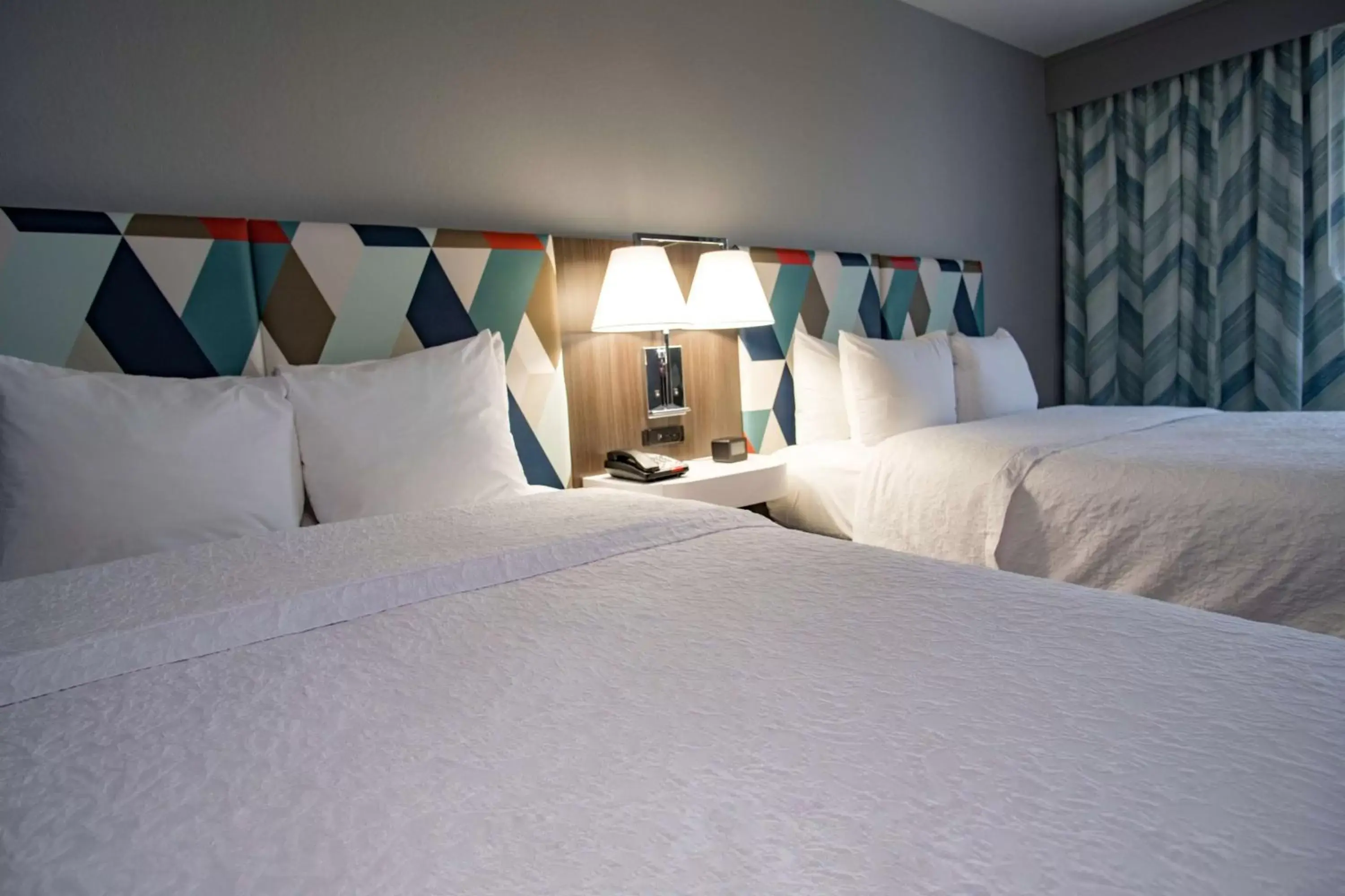 Room with Two Queen Beds - Non-Smoking in Hampton Inn Oklahoma City/Yukon Room with Two Queen Beds - Non-Smoking in Hampton Inn Oklahoma City/Yukon