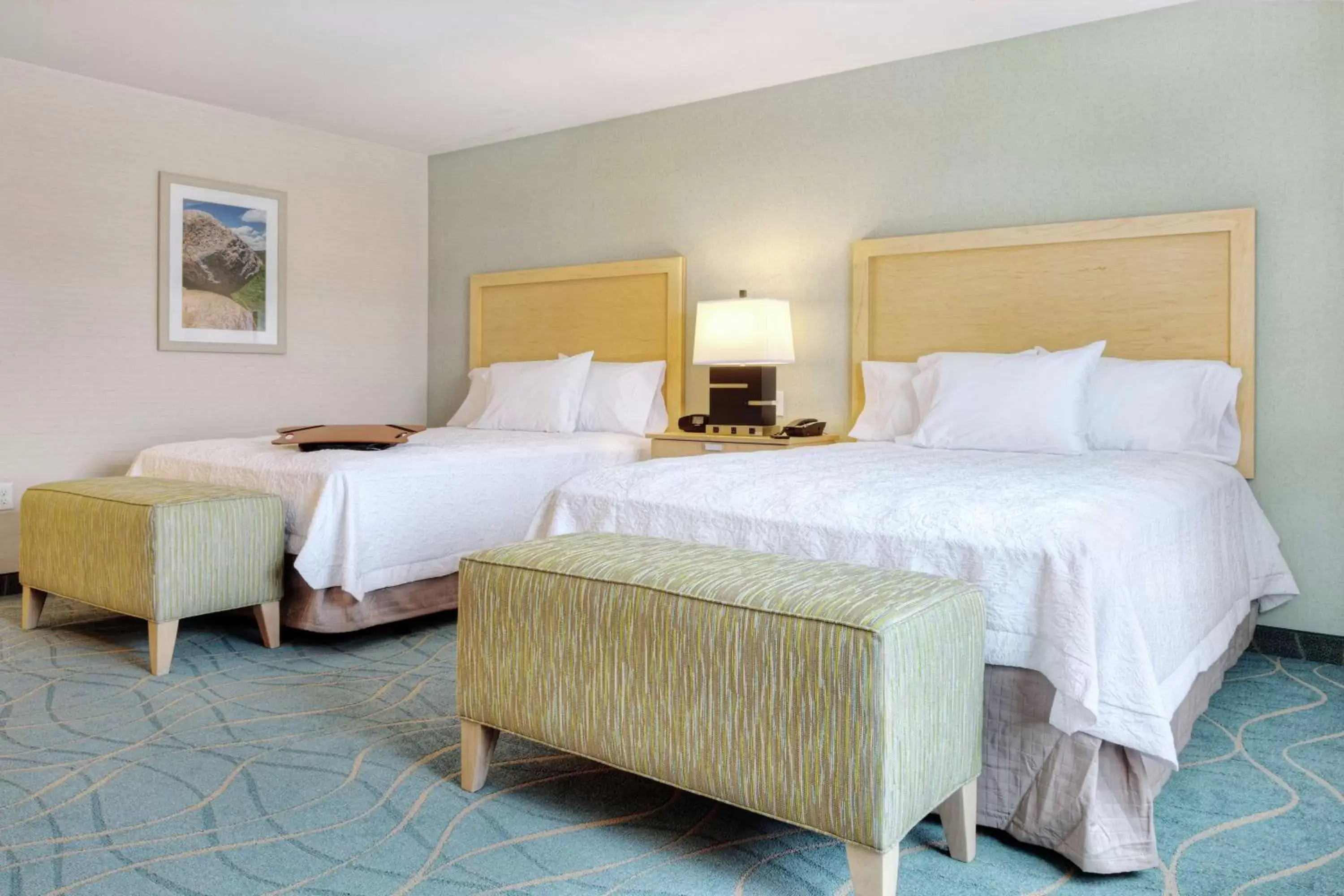 Queen Room with Two Queen Beds with Ocean View in Hampton Inn Bar Harbor Queen Room with Two Queen Beds with Ocean View in Hampton Inn Bar Harbor