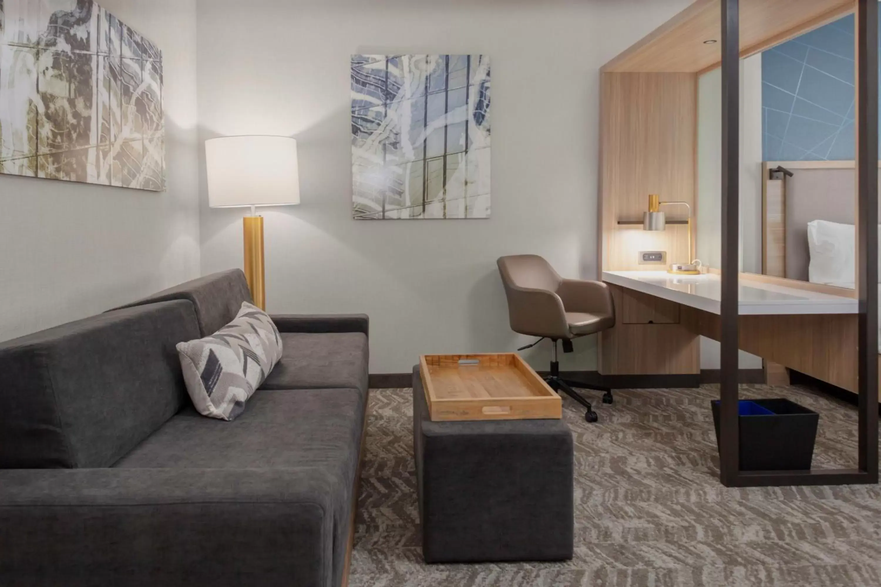 Suite with Two Queen Beds and Trundle Bed - Hearing Accessible in SpringHill Suites By Marriott Durham City View Suite with Two Queen Beds and Trundle Bed - Hearing Accessible in SpringHill Suites By Marriott Durham City View