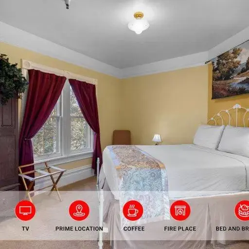 Deluxe Queen Room in Hennessey House Bed and Breakfast Deluxe Queen Room in Hennessey House Bed and Breakfast