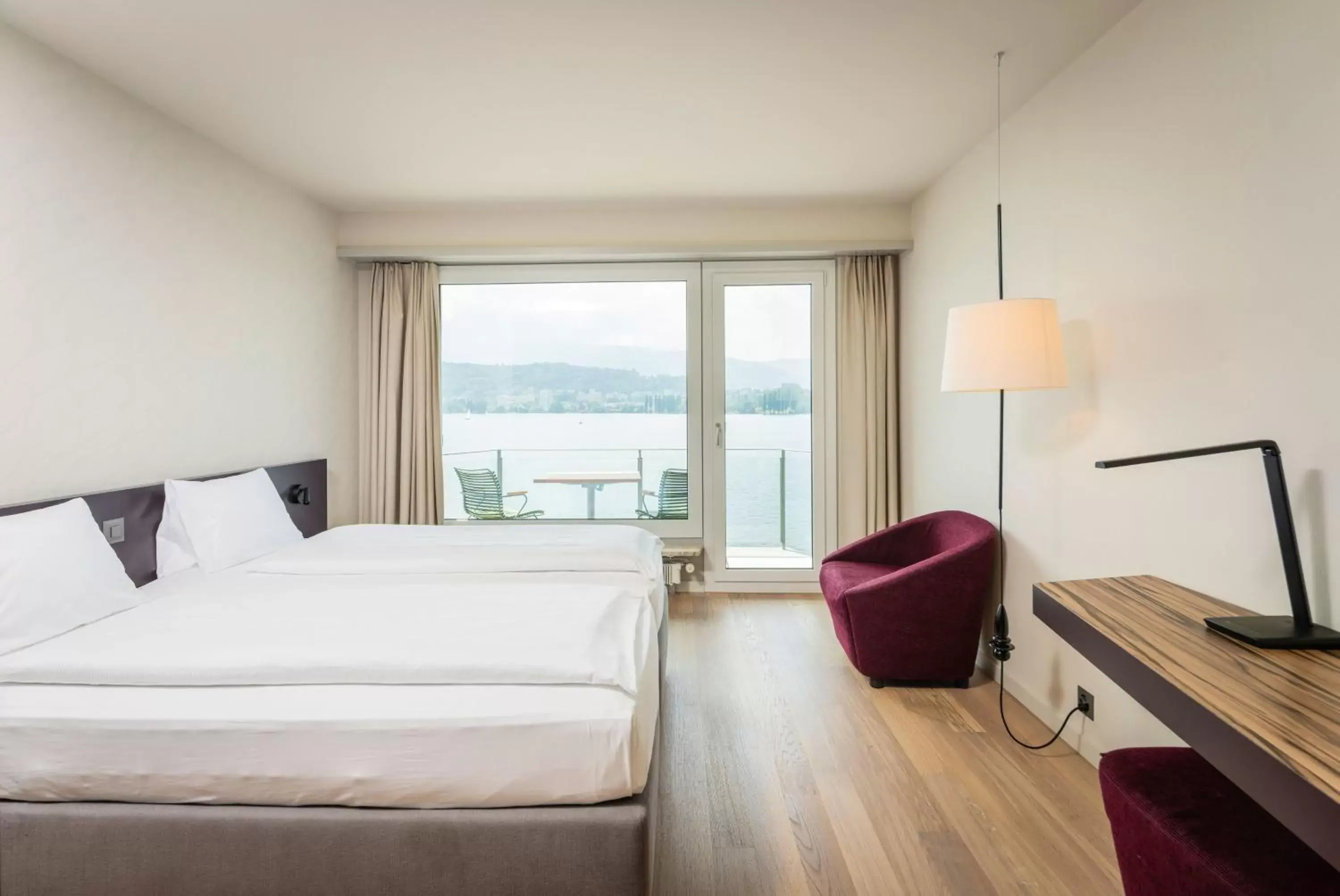 Twin Room with Lake View and Balcony in Hotel Seeburg Twin Room with Lake View and Balcony in Hotel Seeburg