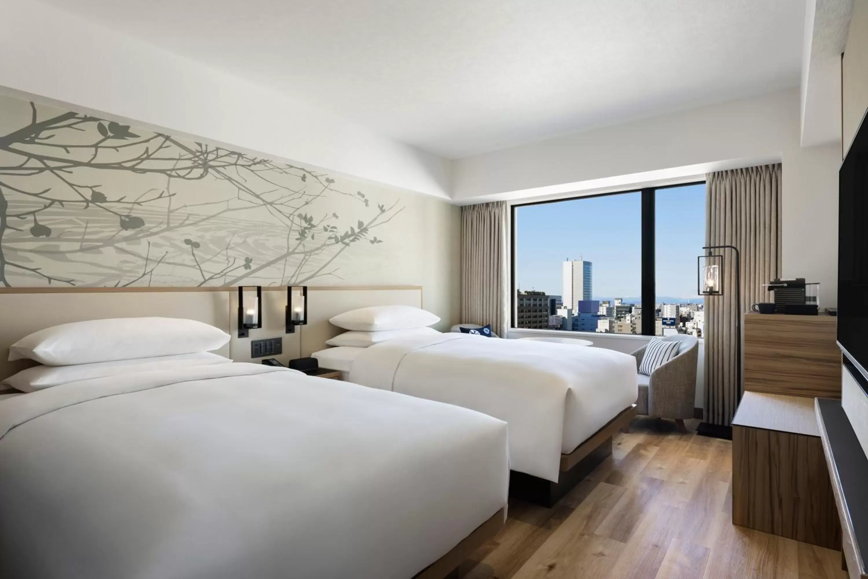 Premier Twin Room - single occupancy in Courtyard by Marriott Nagoya Premier Twin Room - single occupancy in Courtyard by Marriott Nagoya