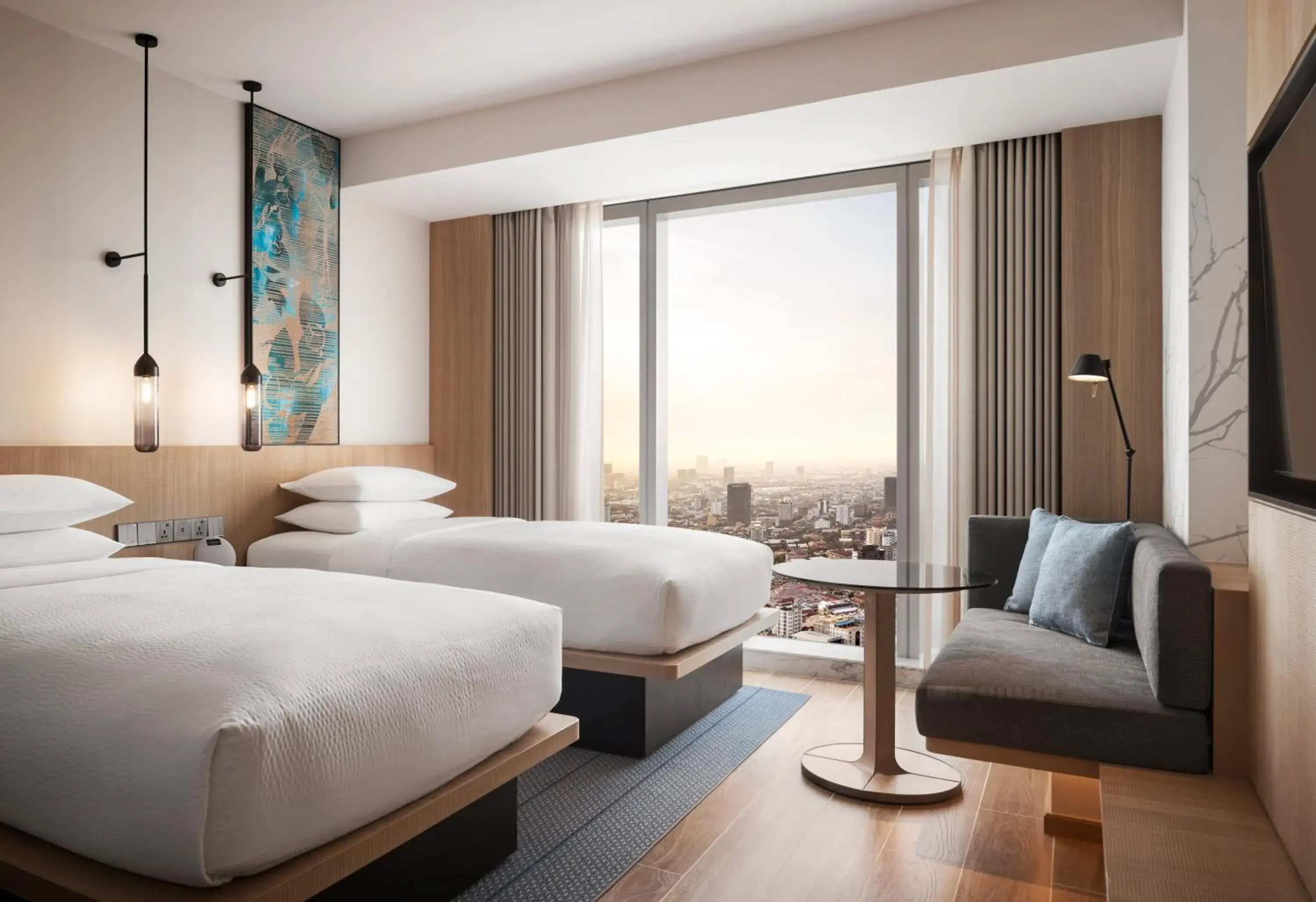 Deluxe Twin Room in Fairfield by Marriott Phnom Penh Deluxe Twin Room in Fairfield by Marriott Phnom Penh