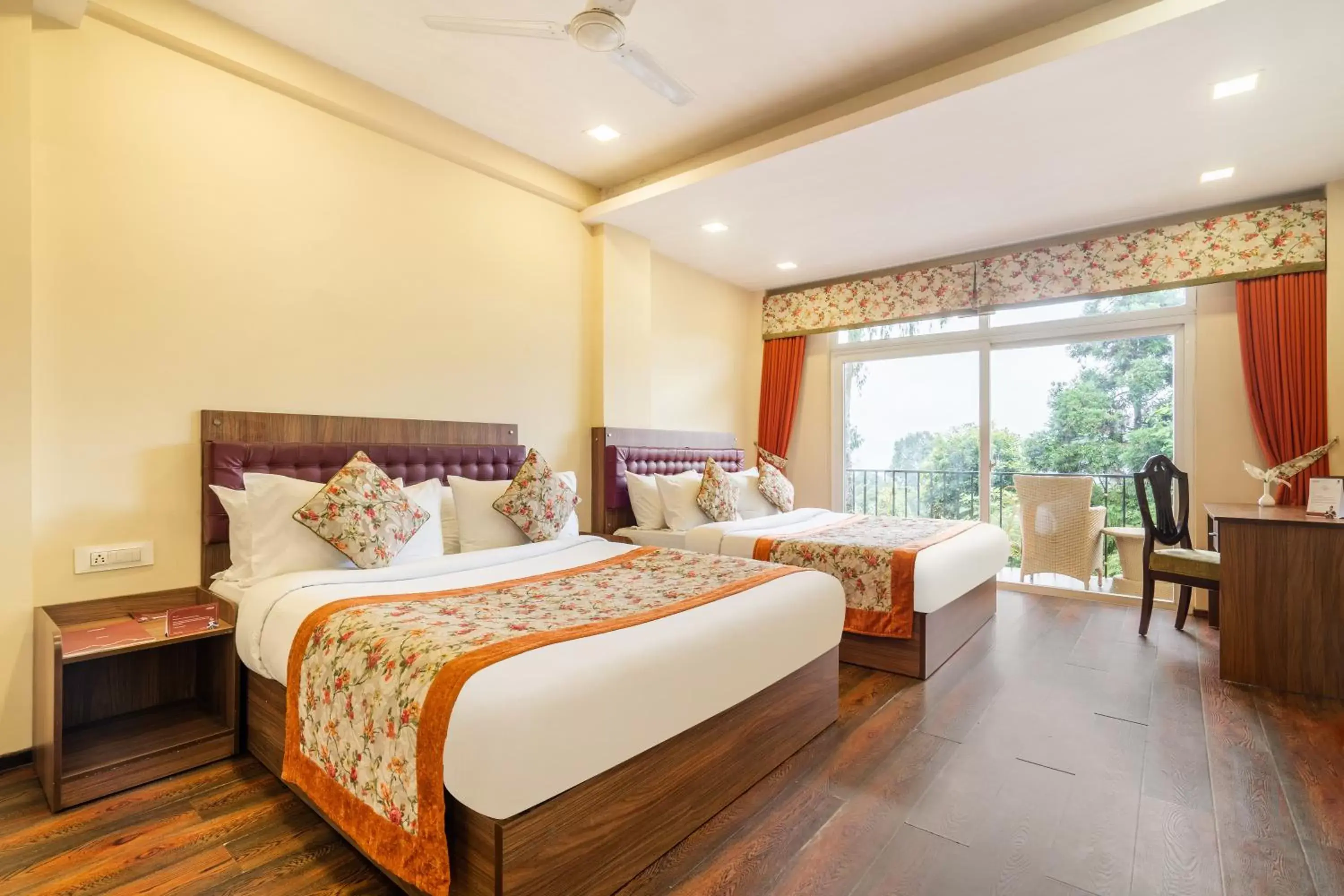 Family Mountain View Room with Private Balcony in Summit Barsana Resort & Spa Family Mountain View Room with Private Balcony in Summit Barsana Resort & Spa