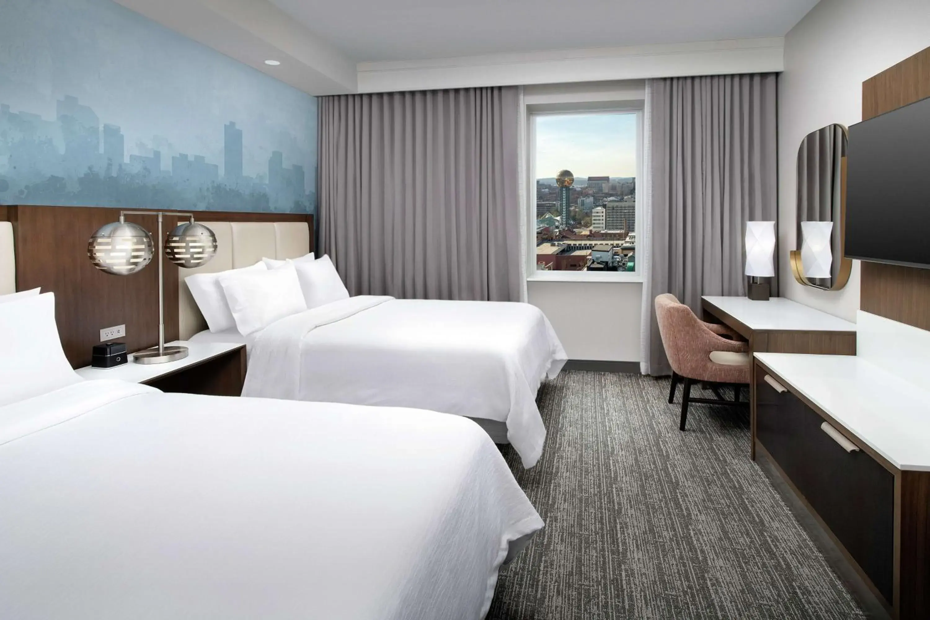 Two-Room Queen Suite with Two Queen Beds in Embassy Suites By Hilton Knoxville Downtown Two-Room Queen Suite with Two Queen Beds in Embassy Suites By Hilton Knoxville Downtown