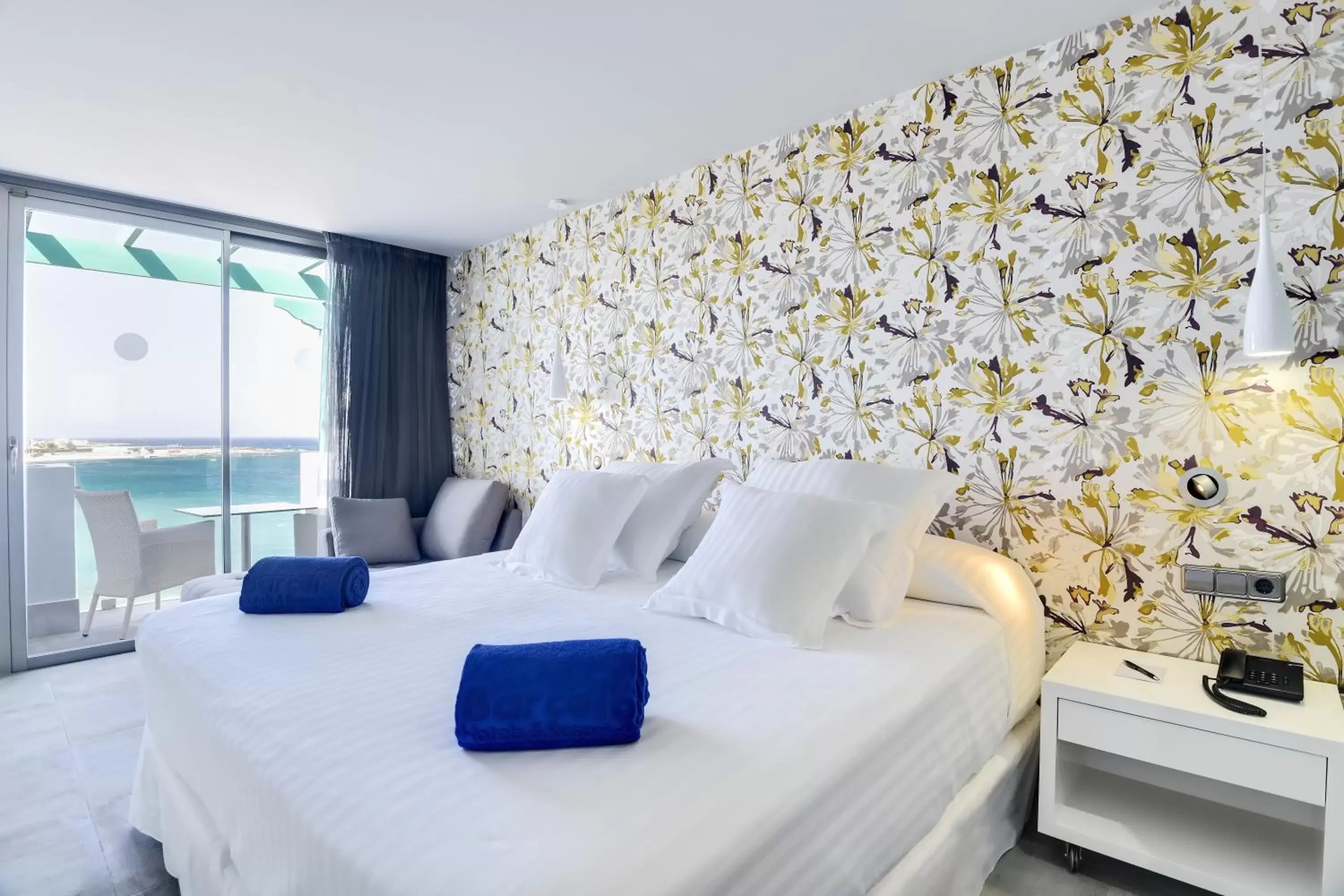 Deluxe Double Room with Balcony and Sea View in Barceló Teguise Beach - Adults Only Deluxe Double Room with Balcony and Sea View in Barceló Teguise Beach - Adults Only