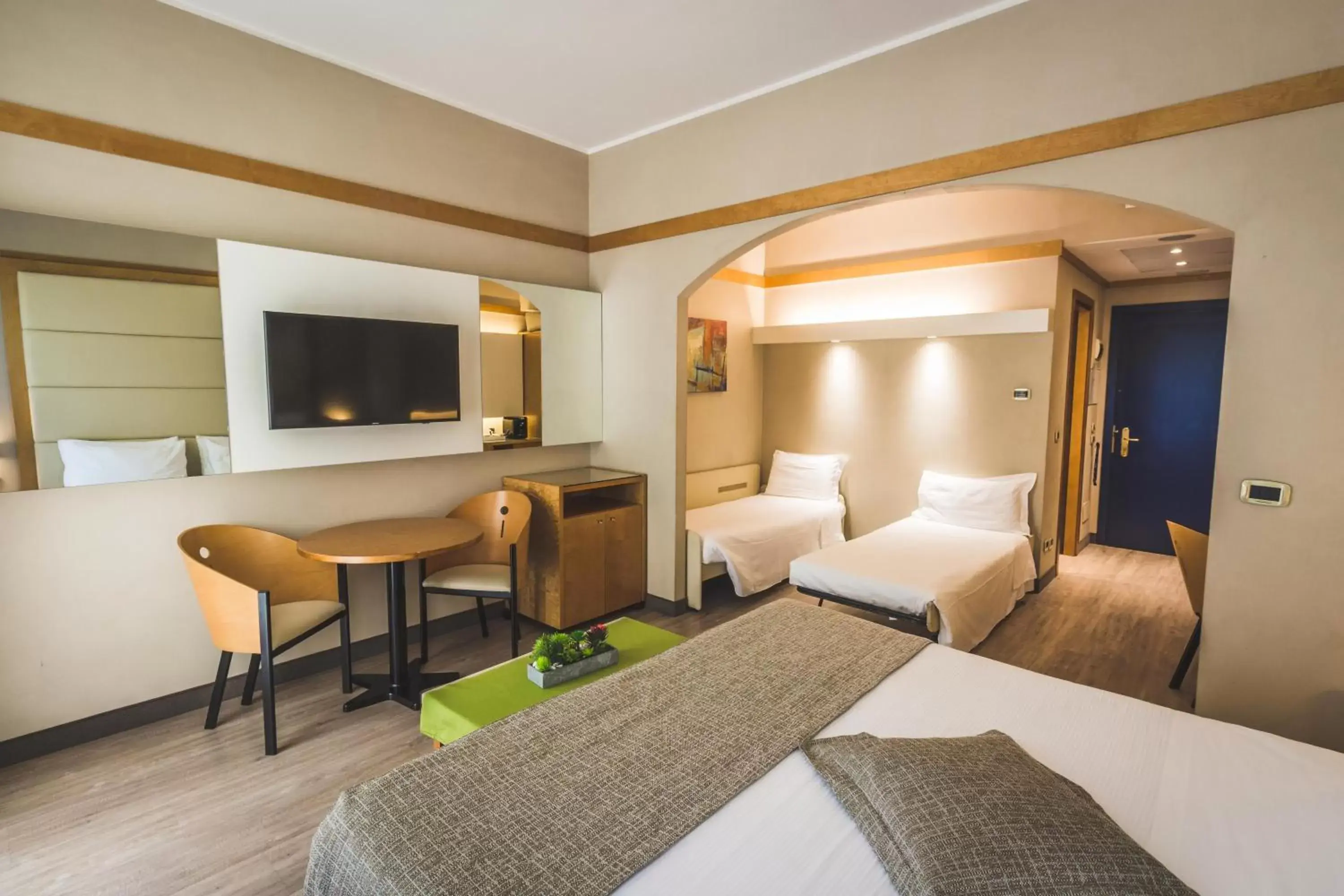 Family Room (2 Adults + 3 Children) in Park Hotel Ai Pini & Restaurant Ai Pini Family Room (2 Adults + 3 Children) in Park Hotel Ai Pini & Restaurant Ai Pini