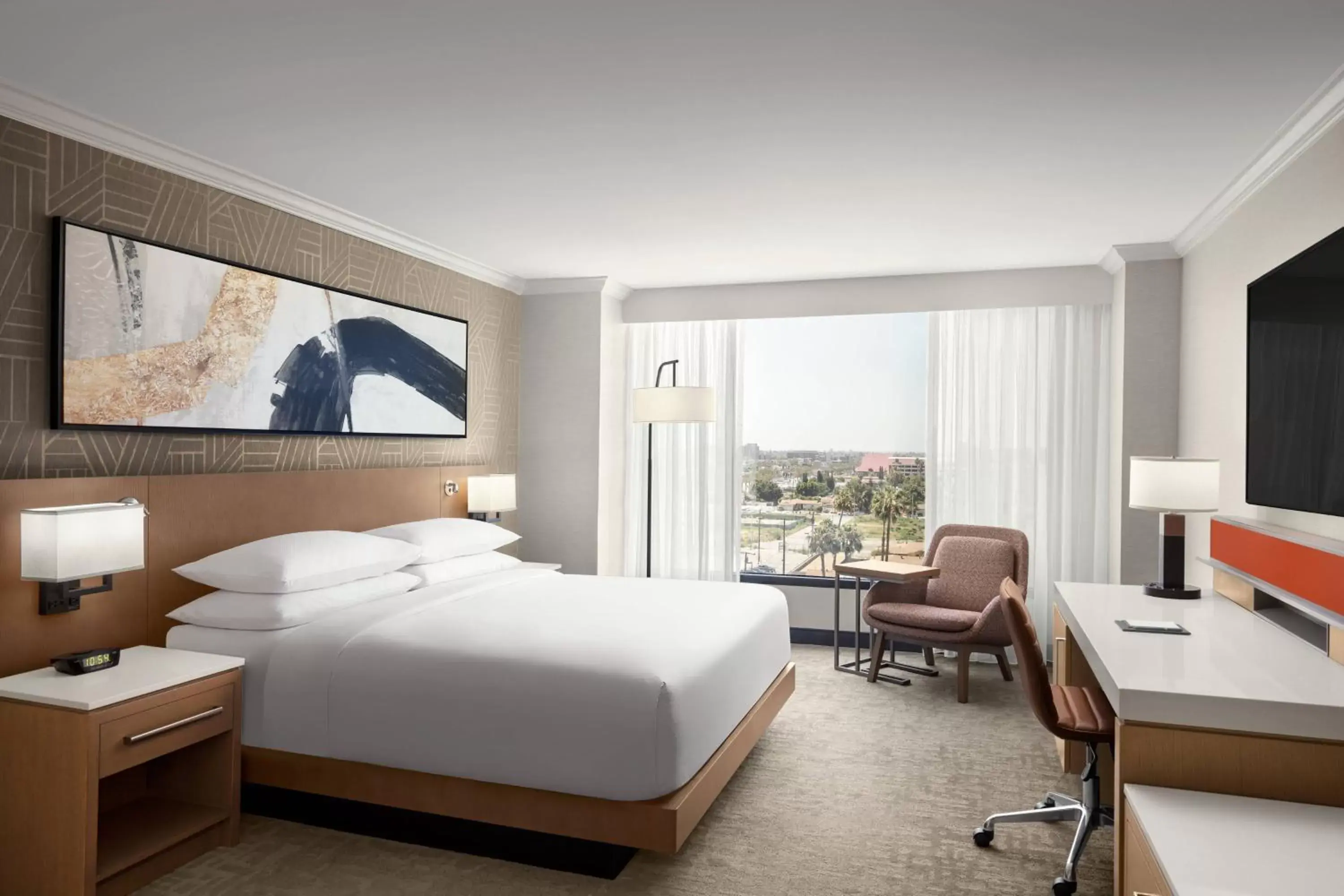 King Room with Roll-in Shower - Mobility and Hearing Accessible in Delta Hotels by Marriott Anaheim Garden Grove King Room with Roll-in Shower - Mobility and Hearing Accessible in Delta Hotels by Marriott Anaheim Garden Grove