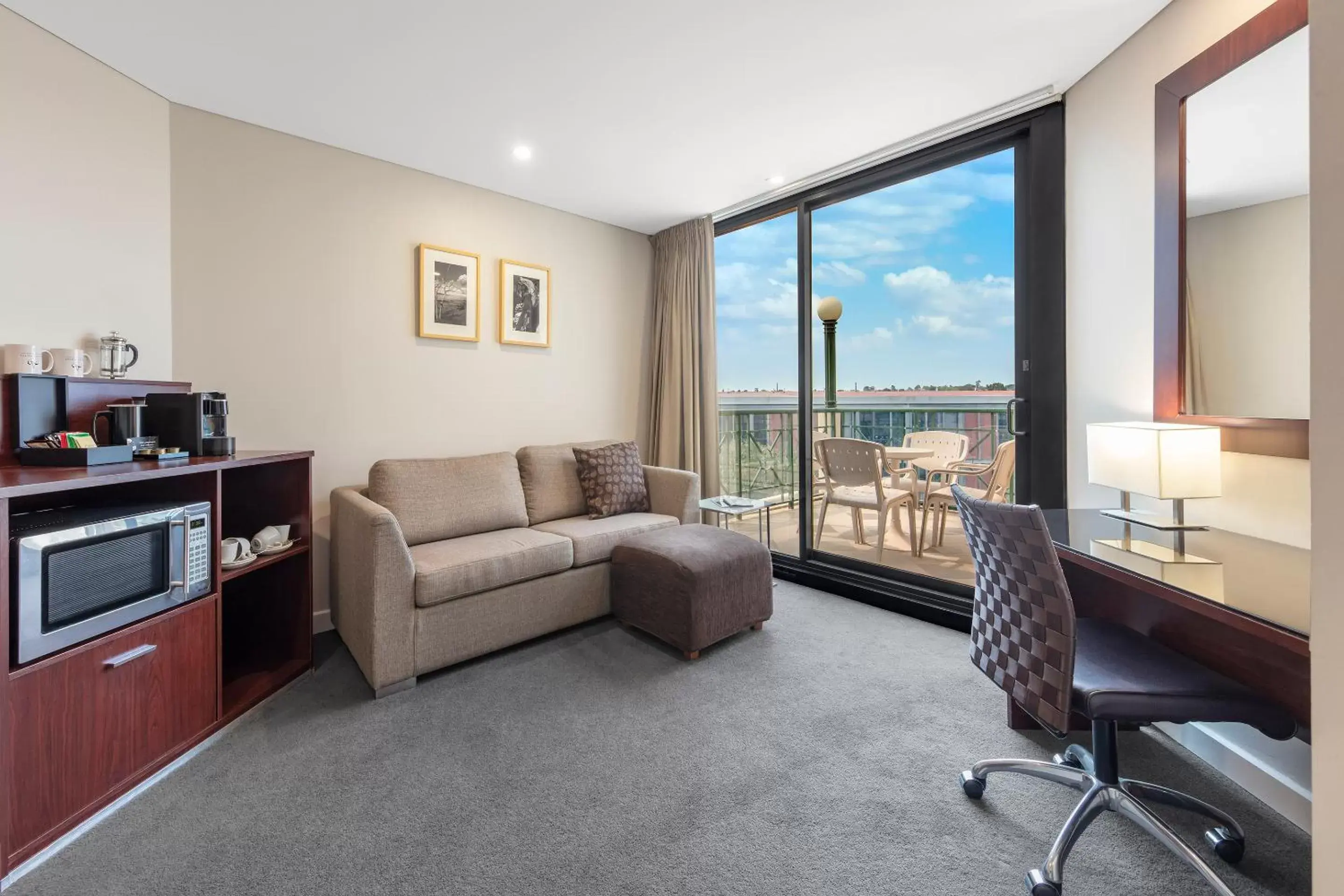 One Bedroom Loft Apartment with Balcony in Amora Hotel Riverwalk Melbourne One Bedroom Loft Apartment with Balcony in Amora Hotel Riverwalk Melbourne