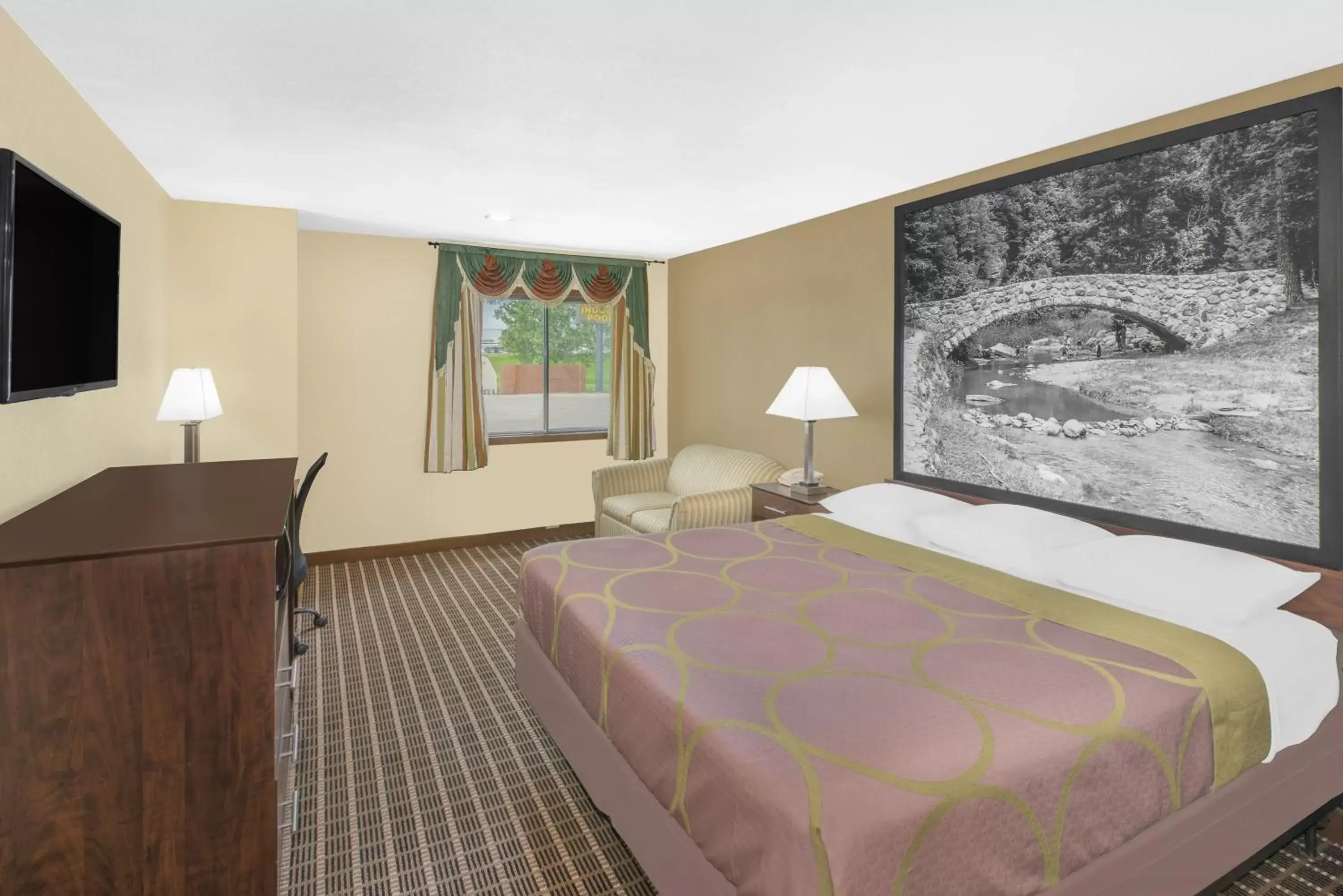 Deluxe King Studio Suite - Non-Smoking in Super 8 by Wyndham Webster City IA Deluxe King Studio Suite - Non-Smoking in Super 8 by Wyndham Webster City IA