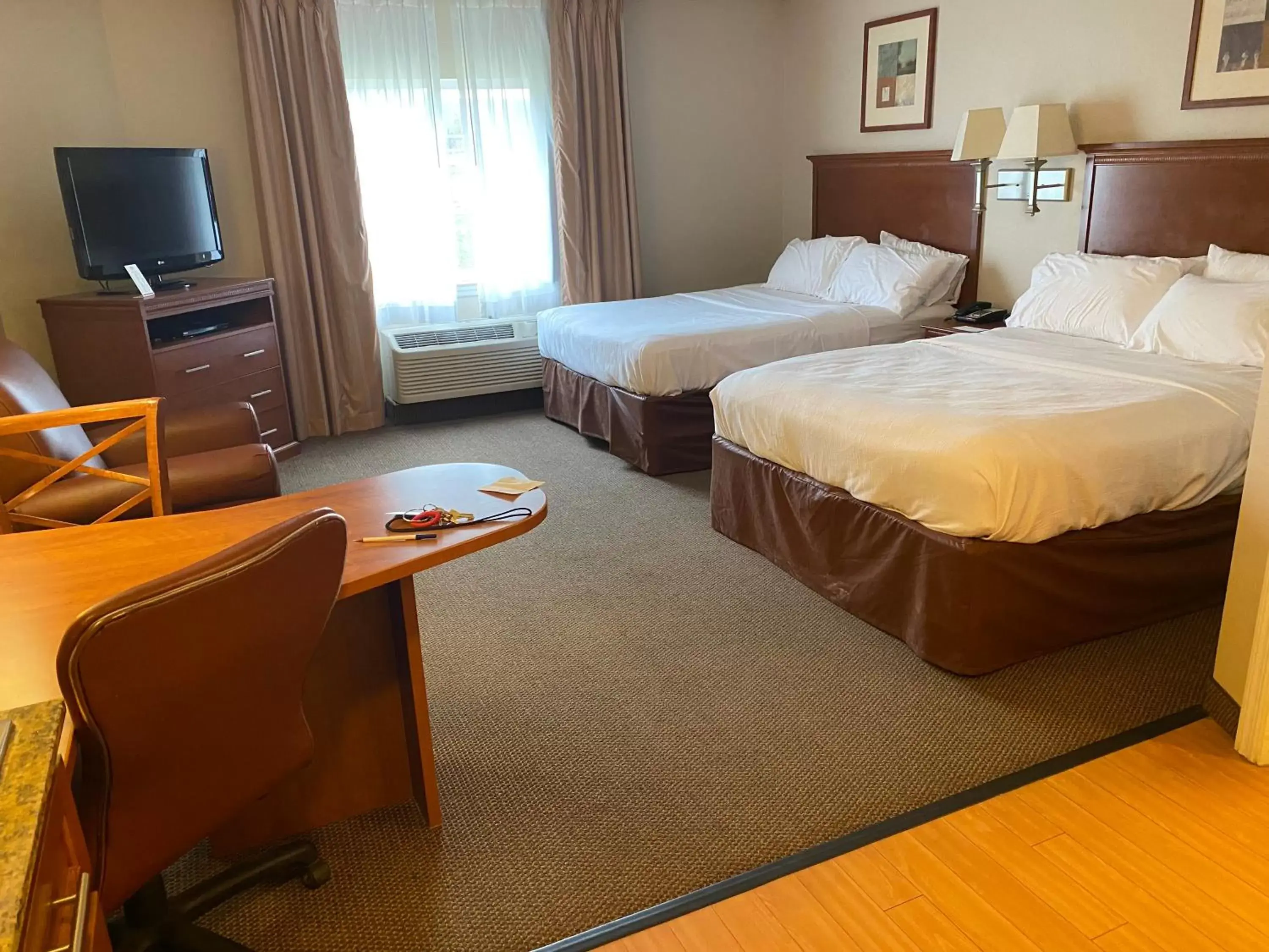 Queen Studio Suite with Two Queen Beds - Mobility Access Tub/Non-Smoking in Candlewood Williamsport by IHG Queen Studio Suite with Two Queen Beds - Mobility Access Tub/Non-Smoking in Candlewood Williamsport by IHG