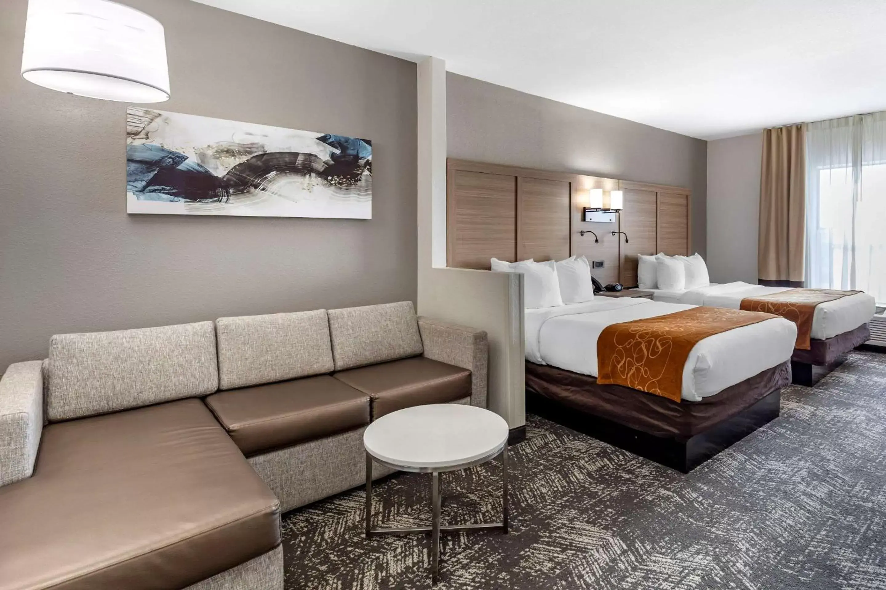 Standard Queen Room with Two Queen Beds and Sofa Bed - Non-Smoking in Comfort Suites Anderson-Clemson Standard Queen Room with Two Queen Beds and Sofa Bed - Non-Smoking in Comfort Suites Anderson-Clemson