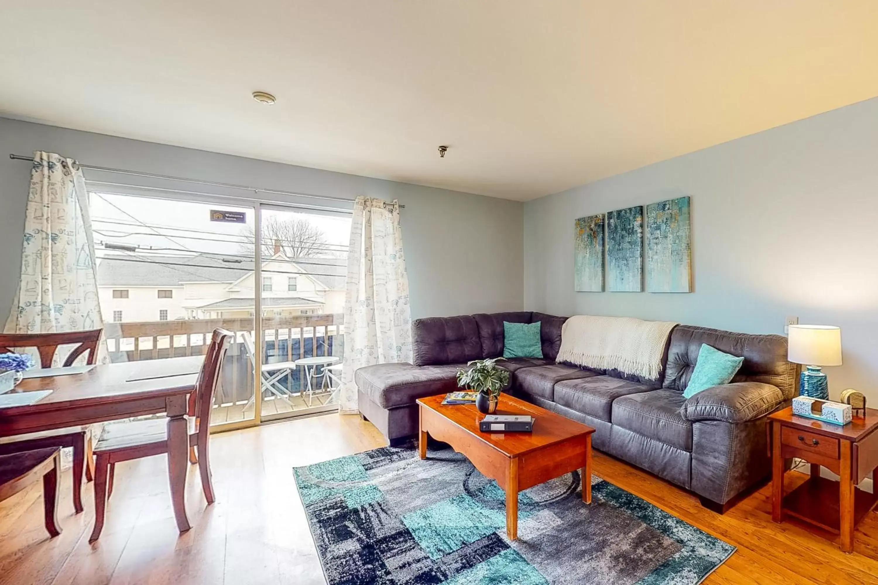 Seating Area in Lake Winnipesaukee Retreat Seating Area in Lake Winnipesaukee Retreat