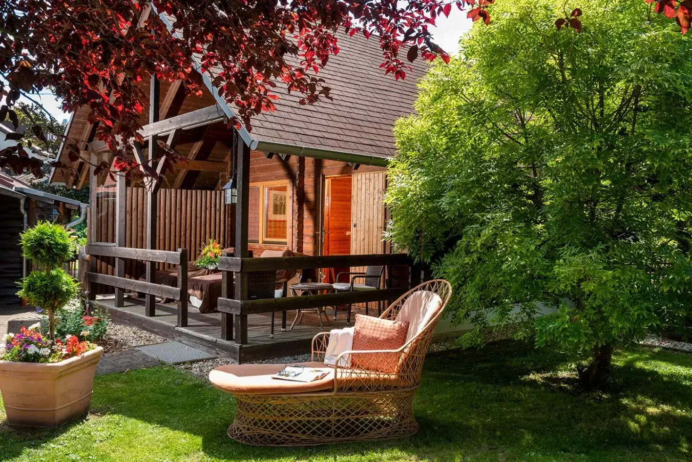 Bungalow with Garden View in Wellnesshotel Seeschlößchen - Privat- Spa & Naturresort Bungalow with Garden View in Wellnesshotel Seeschlößchen - Privat- Spa & Naturresort