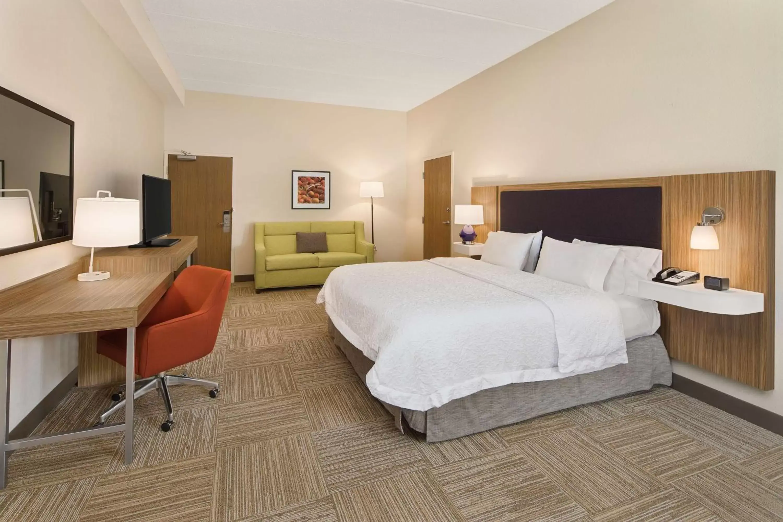 King Room with Accessible Tub - Mobility and Hearing Access/Non-Smoking in Hampton Inn Lagrange near Callaway Gardens King Room with Accessible Tub - Mobility and Hearing Access/Non-Smoking in Hampton Inn Lagrange near Callaway Gardens