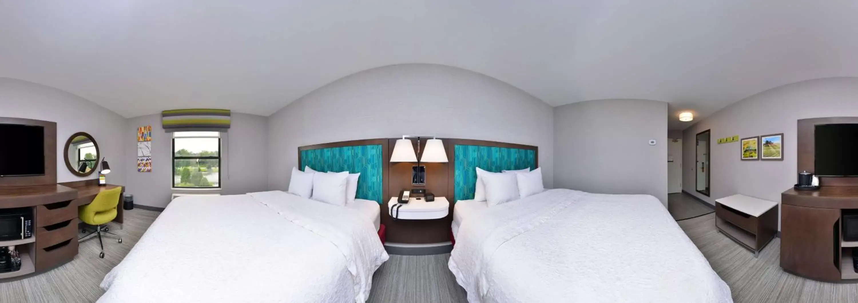 Room with Two Queen Beds - Non-Smoking in Hampton Inn LaPorte Room with Two Queen Beds - Non-Smoking in Hampton Inn LaPorte