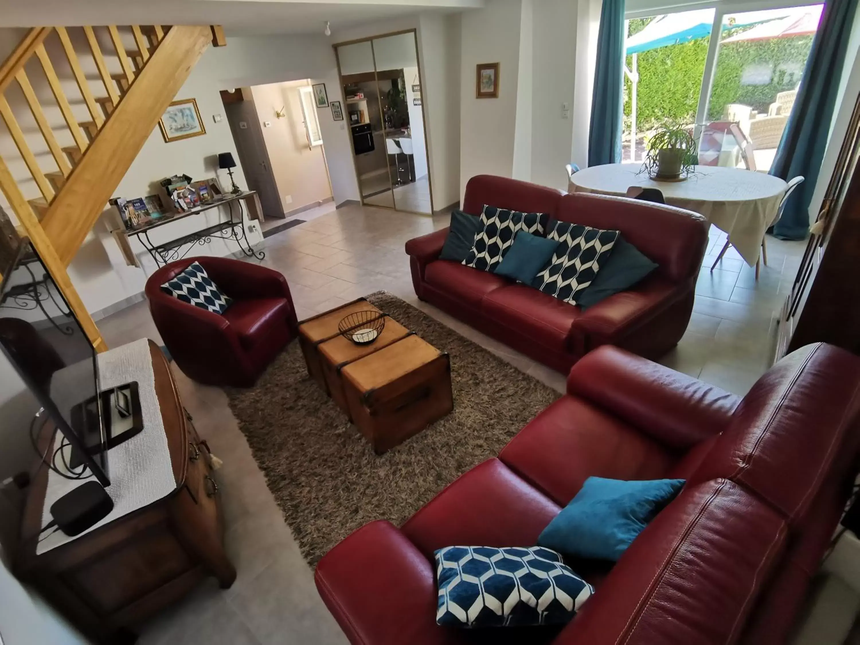 Seating Area in Chambres d'hôtes aux portes de CHAMBORD Seating Area in Chambres d'hôtes aux portes de CHAMBORD