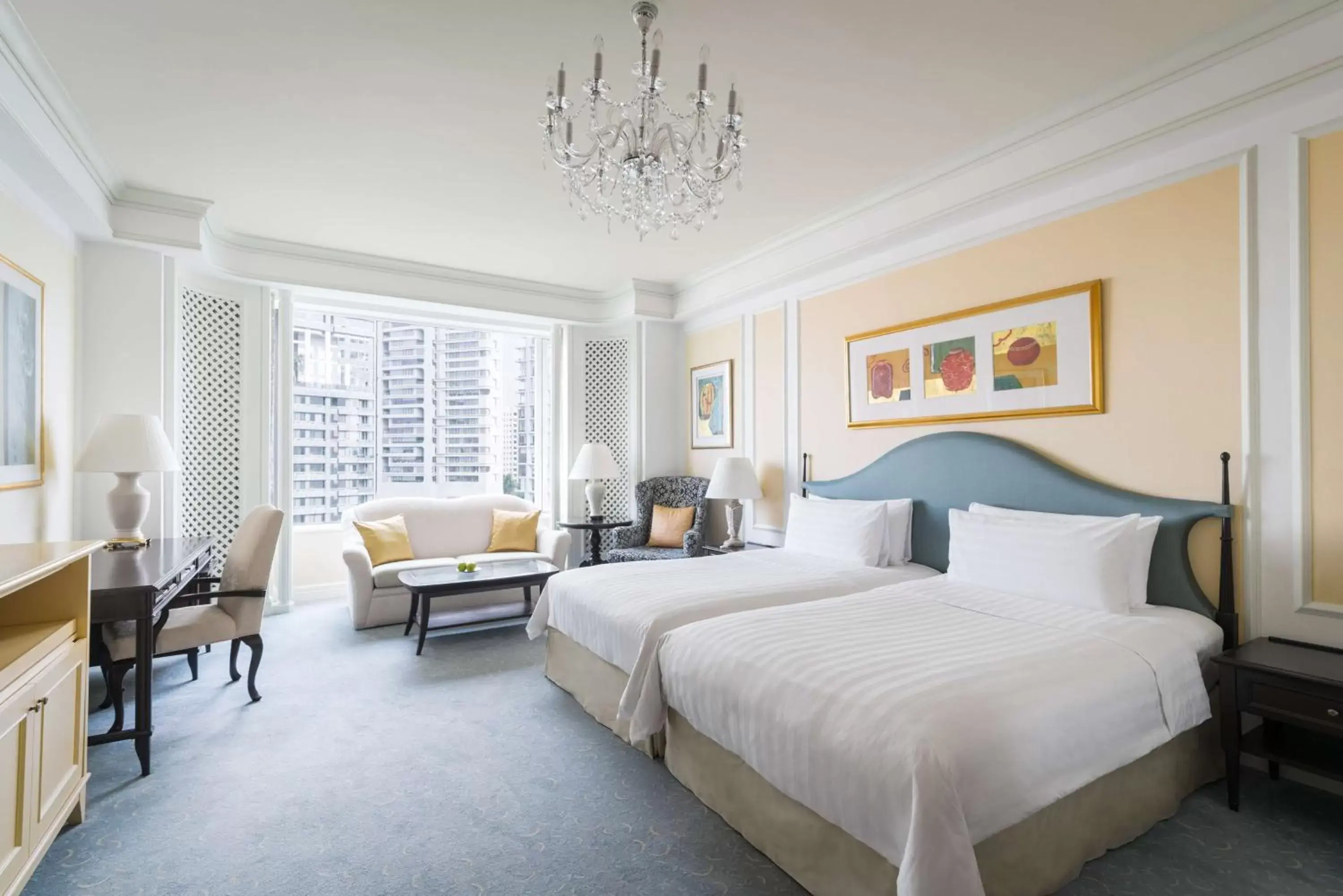 Valley Wing Deluxe Twin, Lounge Access in Shangri-La Singapore Valley Wing Deluxe Twin, Lounge Access in Shangri-La Singapore