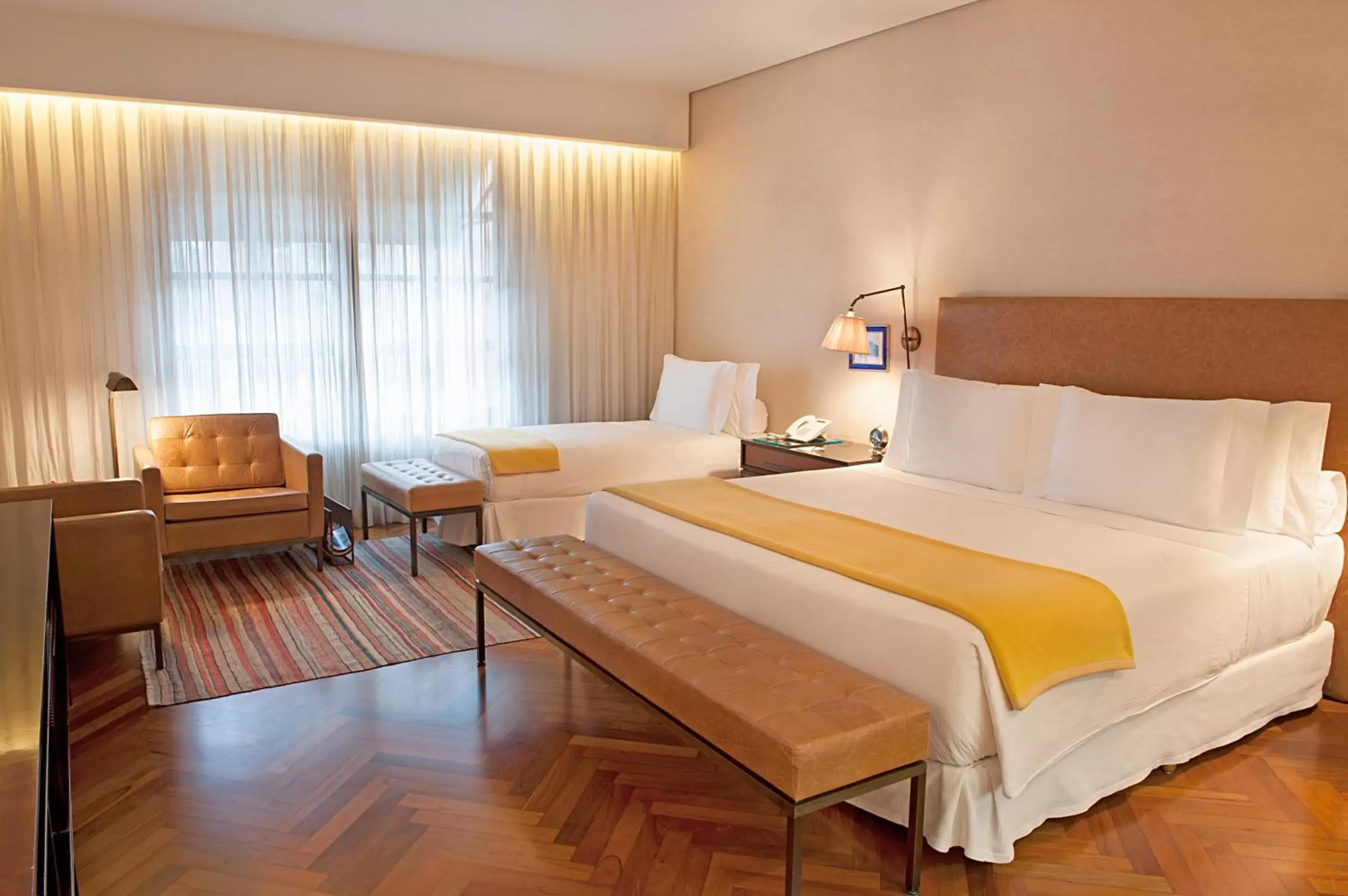 Deluxe Triple Room in Hotel Fasano Sao Paulo Deluxe Triple Room in Hotel Fasano Sao Paulo