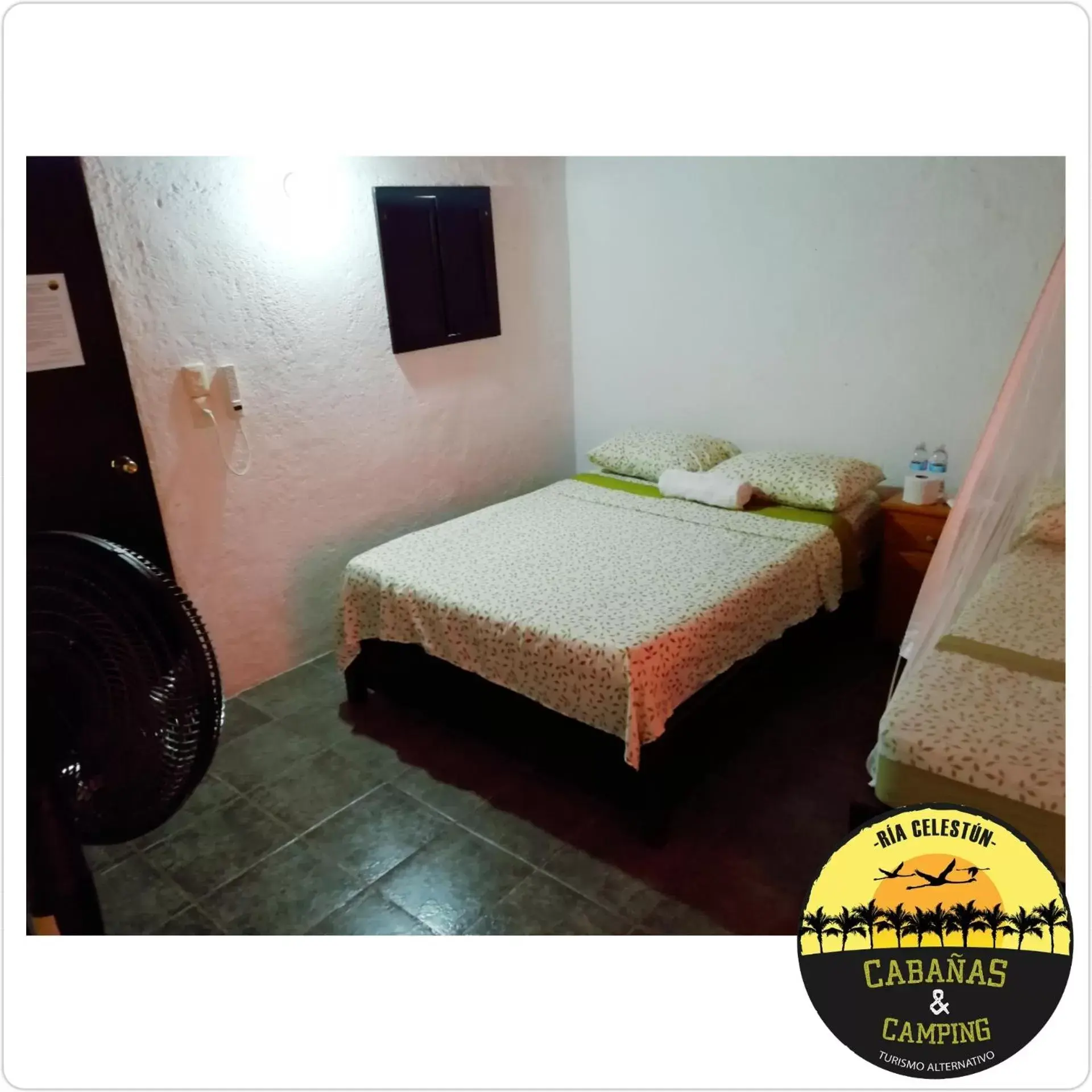 Bed in Cabañas Camping Ria Celestun Bed in Cabañas Camping Ria Celestun