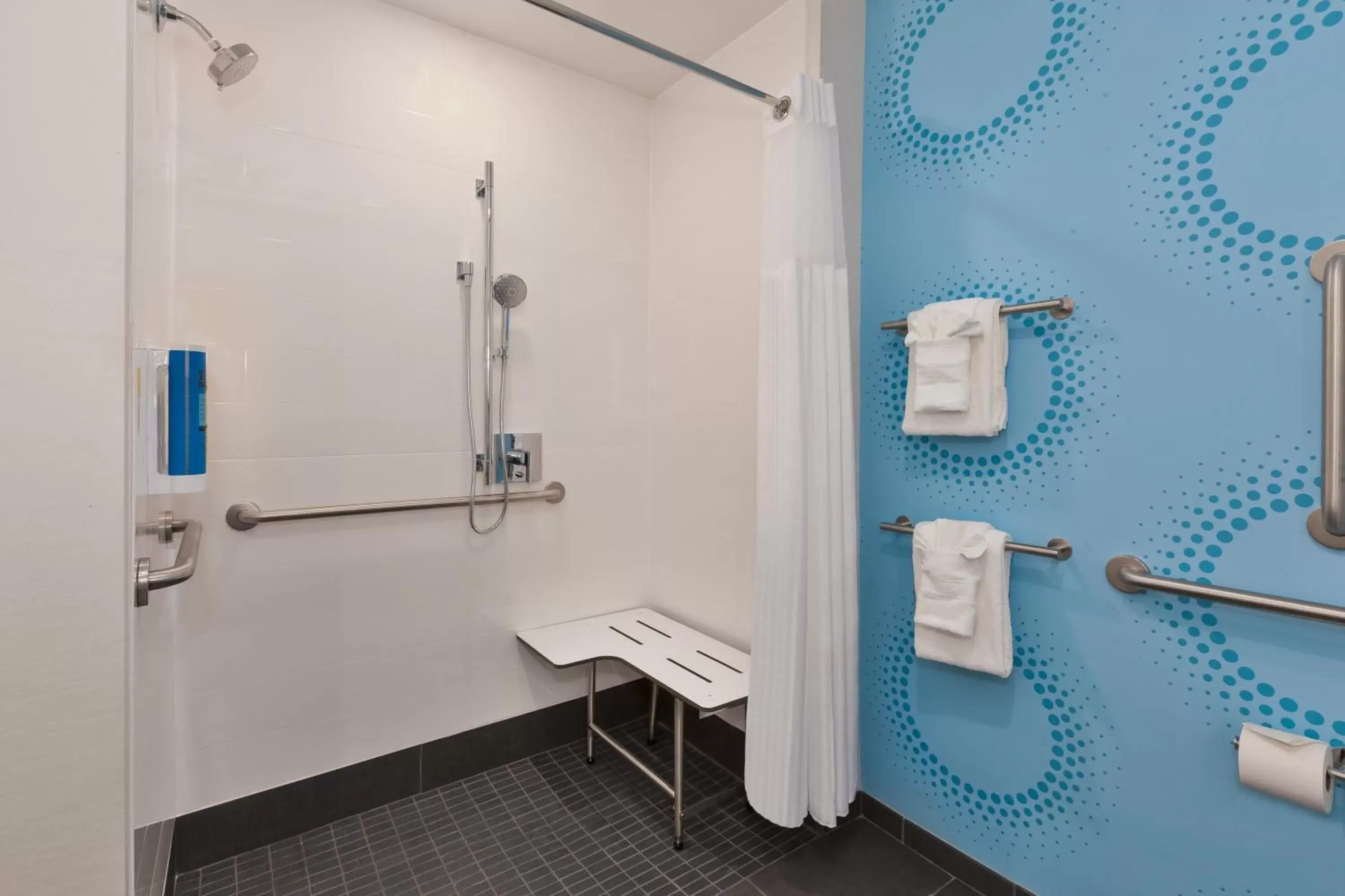 King Room with Roll-In Shower - Mobility Access in Tru By Hilton Comstock Park Grand Rapids, MI King Room with Roll-In Shower - Mobility Access in Tru By Hilton Comstock Park Grand Rapids, MI