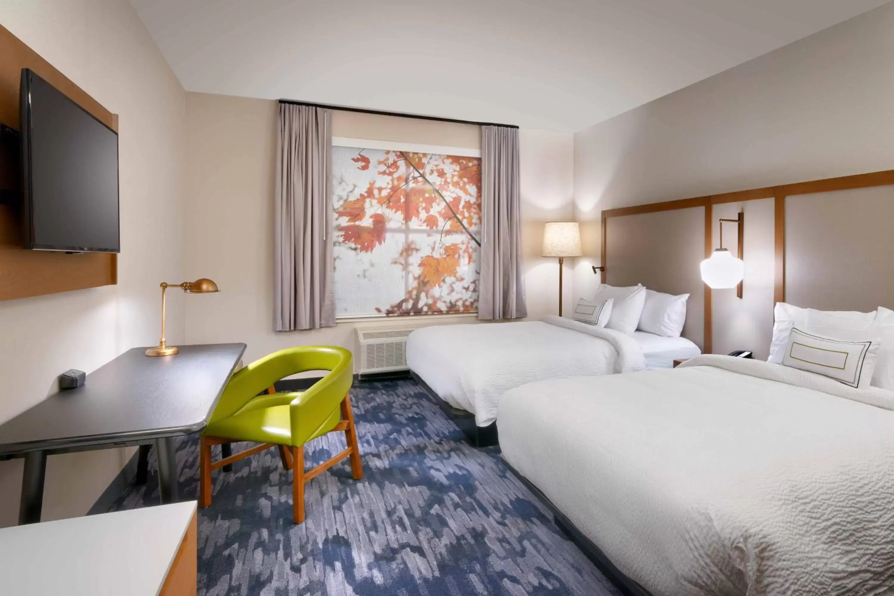 Queen Room with Two Queen Beds - Hearing Accessible in Fairfield Inn & Suites by Marriott Rockport Queen Room with Two Queen Beds - Hearing Accessible in Fairfield Inn & Suites by Marriott Rockport