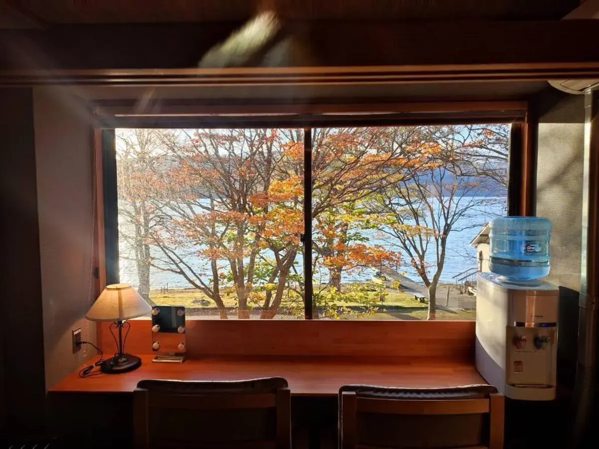 Twin Room with Lake View - single occupancy in Towadakohan Sakura Twin Room with Lake View - single occupancy in Towadakohan Sakura