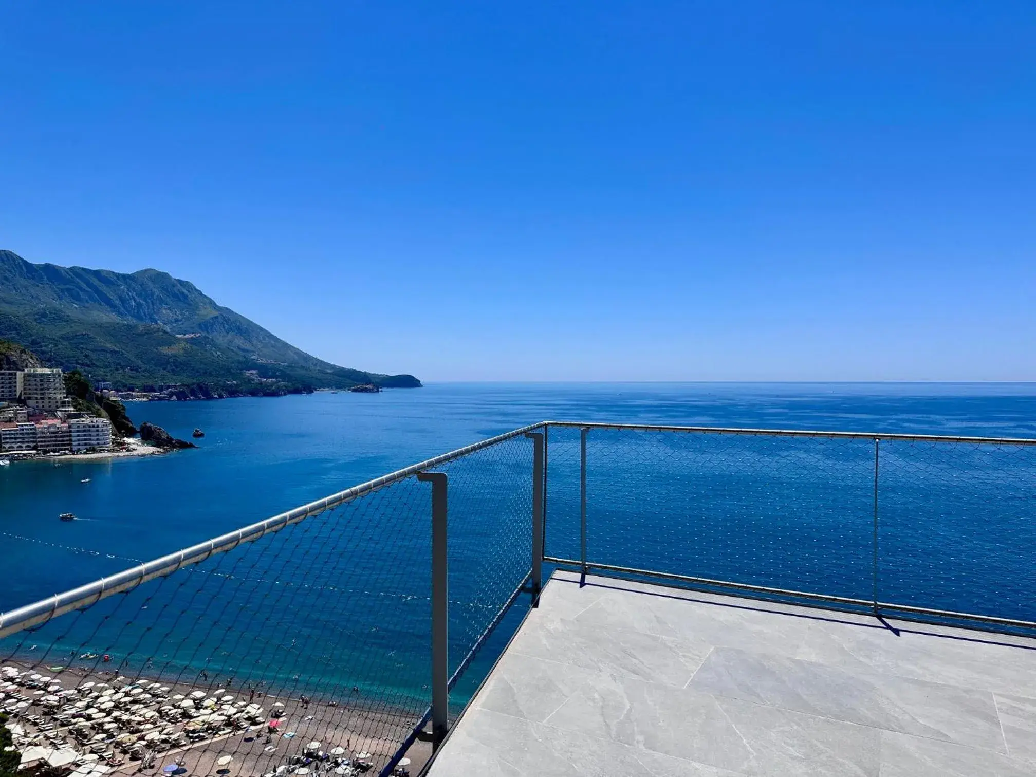 Deluxe Double Room with Sea View in Sea Star Budva Deluxe Double Room with Sea View in Sea Star Budva