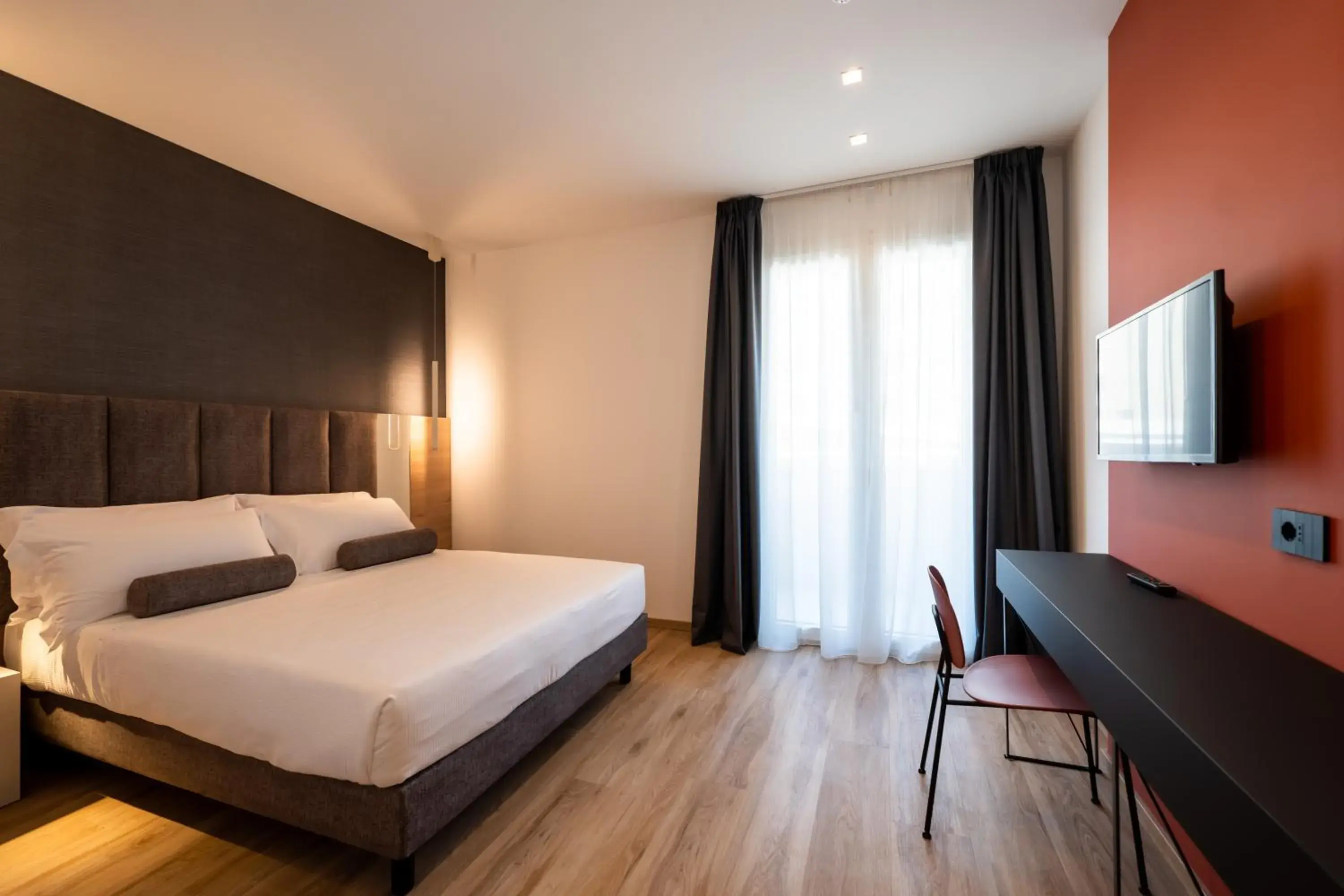 Superior Double Room with Side Sea View and Balcony in Hotel Sporting Riccione Superior Double Room with Side Sea View and Balcony in Hotel Sporting Riccione