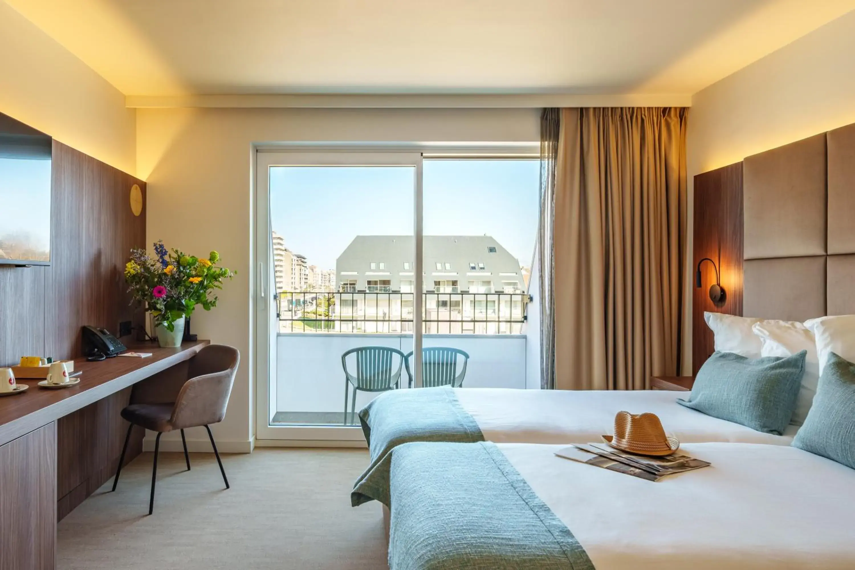 Superior Double Room - single occupancy - city view in Dune Hotel Nieuwpoort Superior Double Room - single occupancy - city view in Dune Hotel Nieuwpoort