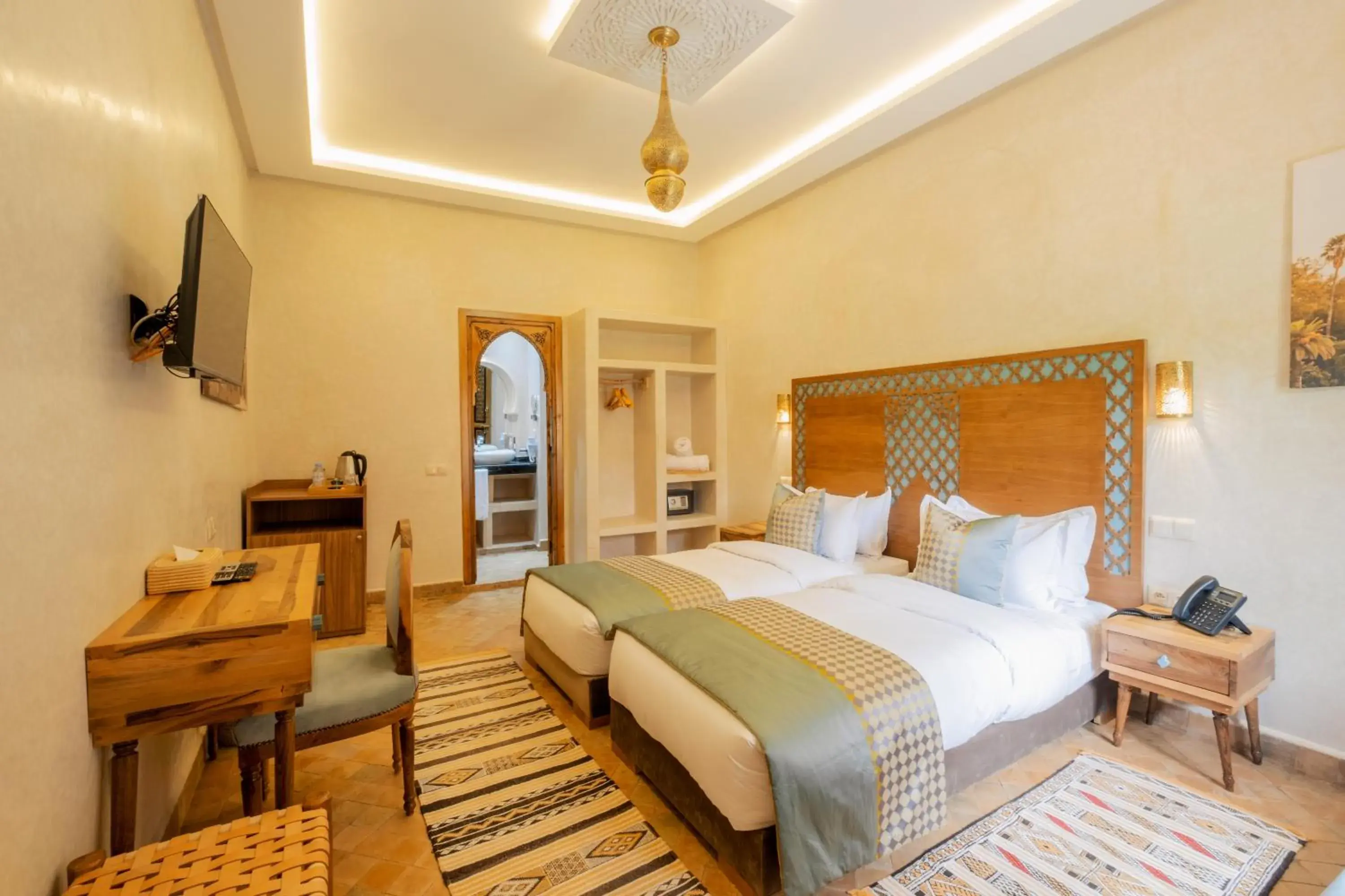 Superior Twin Room with Garden View in Le Palais Averroes - Adults Only Superior Twin Room with Garden View in Le Palais Averroes - Adults Only