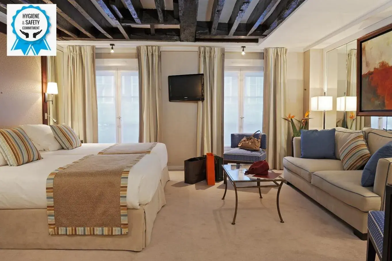 Deluxe Twin Room in Folkestone Opéra Deluxe Twin Room in Folkestone Opéra