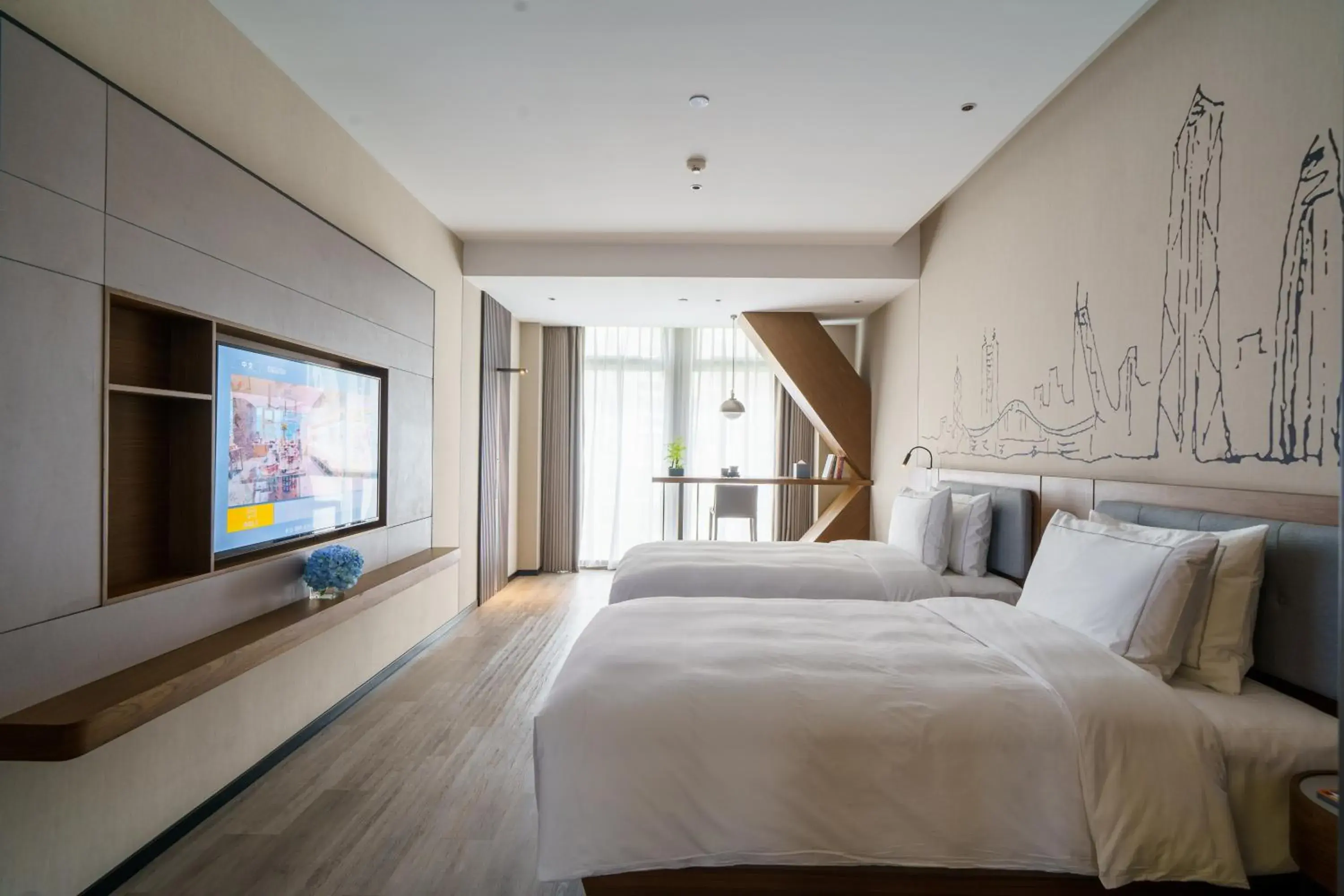 Superior Twin Room in UrCove by HYATT Futian CBD-毗邻福田站和星河COCO Park 尊享免费迷你吧 Superior Twin Room in UrCove by HYATT Futian CBD-毗邻福田站和星河COCO Park 尊享免费迷你吧