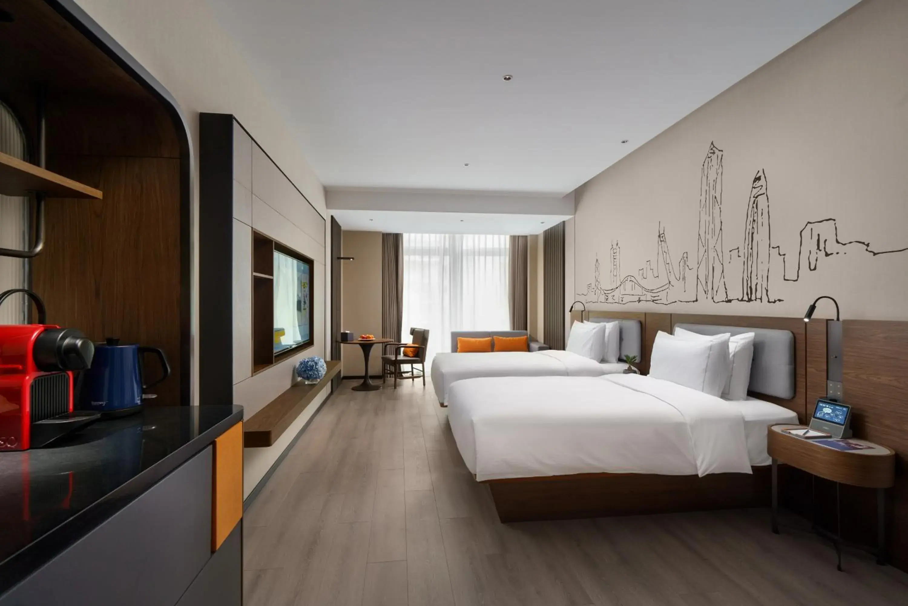 Deluxe Twin Room in UrCove by HYATT Futian CBD-毗邻福田站和星河COCO Park 尊享免费迷你吧 Deluxe Twin Room in UrCove by HYATT Futian CBD-毗邻福田站和星河COCO Park 尊享免费迷你吧