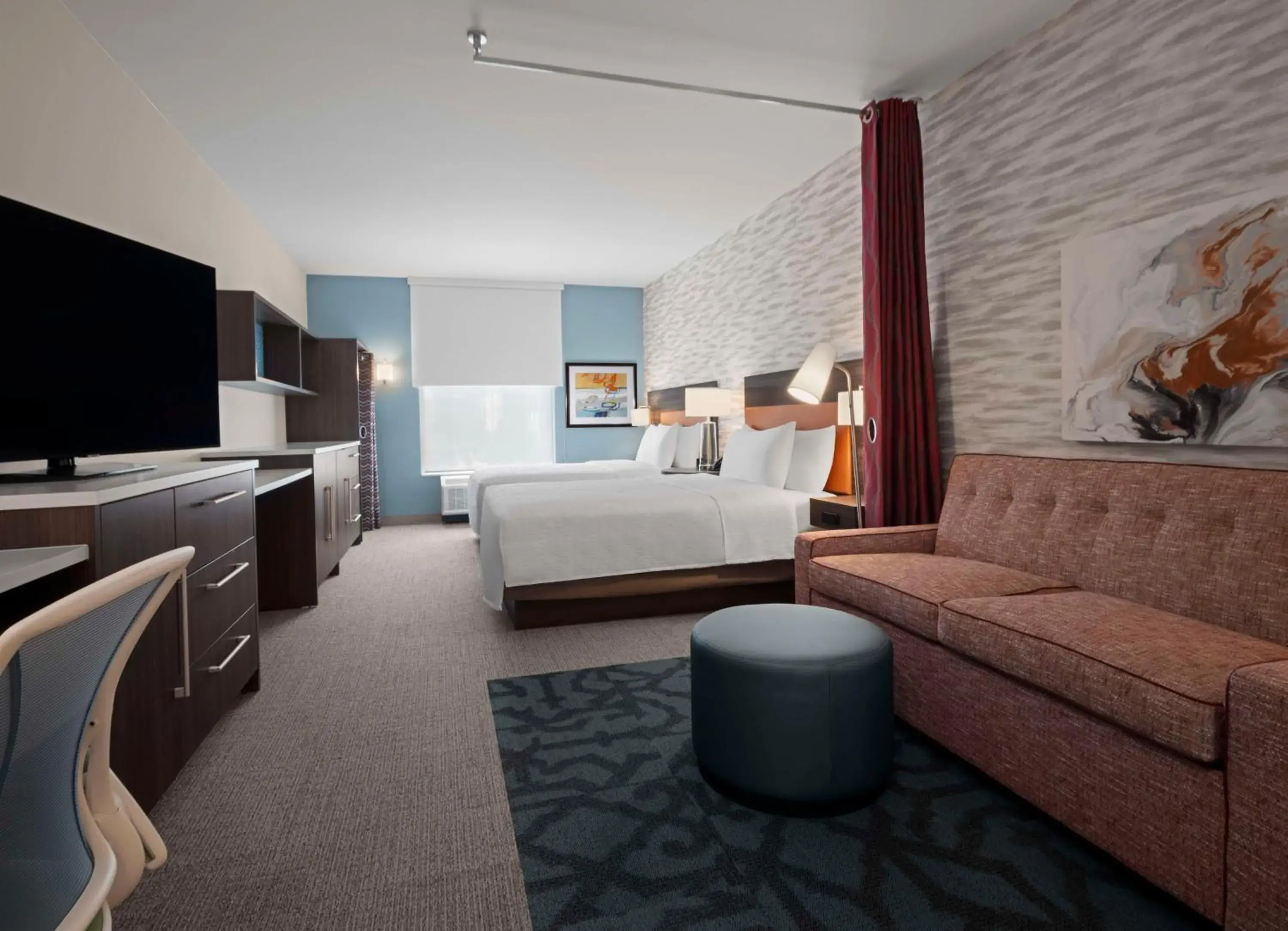 Studio Suite with Two Queen Beds in Home2 Suites by Hilton Orlando South Davenport Studio Suite with Two Queen Beds in Home2 Suites by Hilton Orlando South Davenport